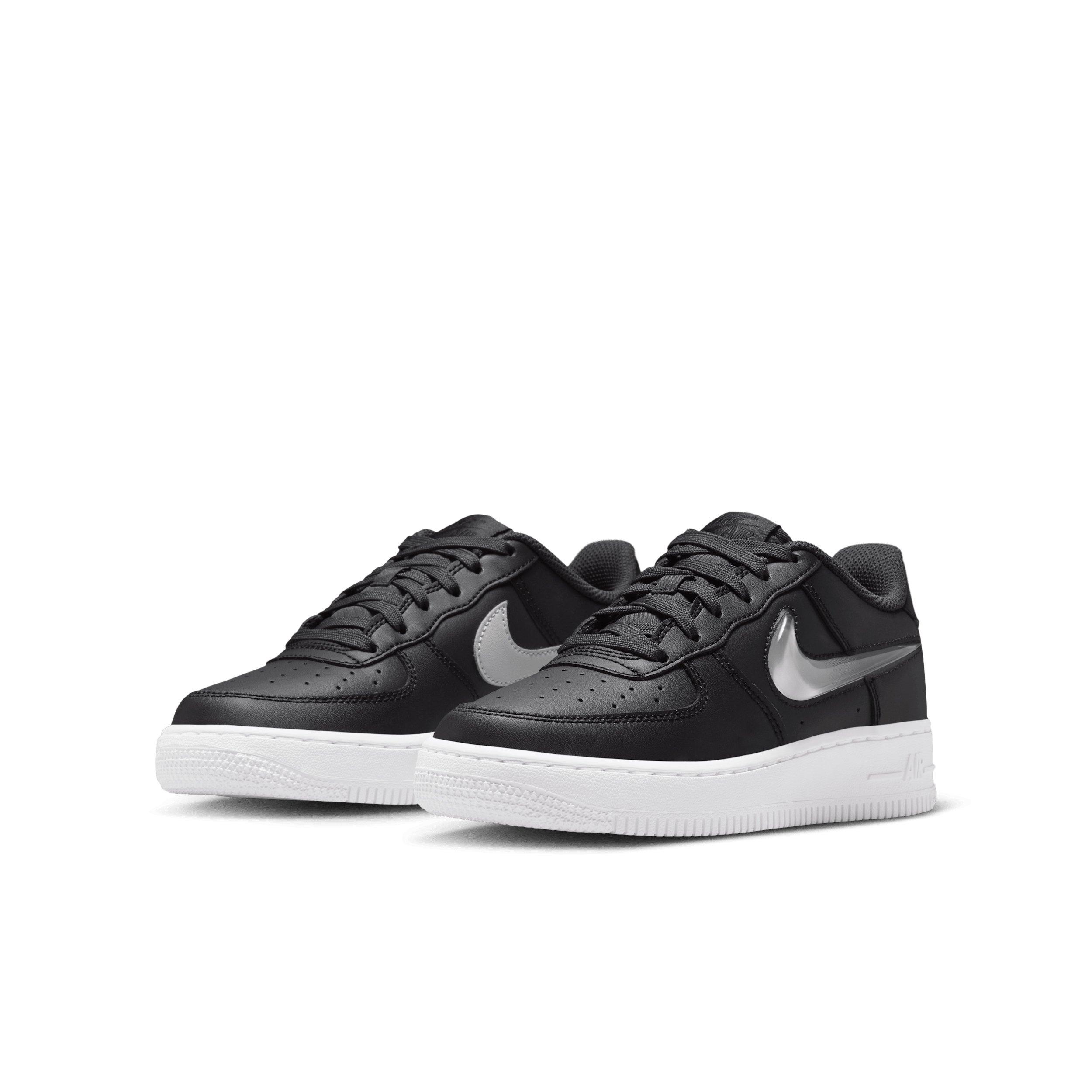 Nike Air Force 1 Grade School Boys' "Dark Smoke Grey/Black/White/Vast Grey" Shoe