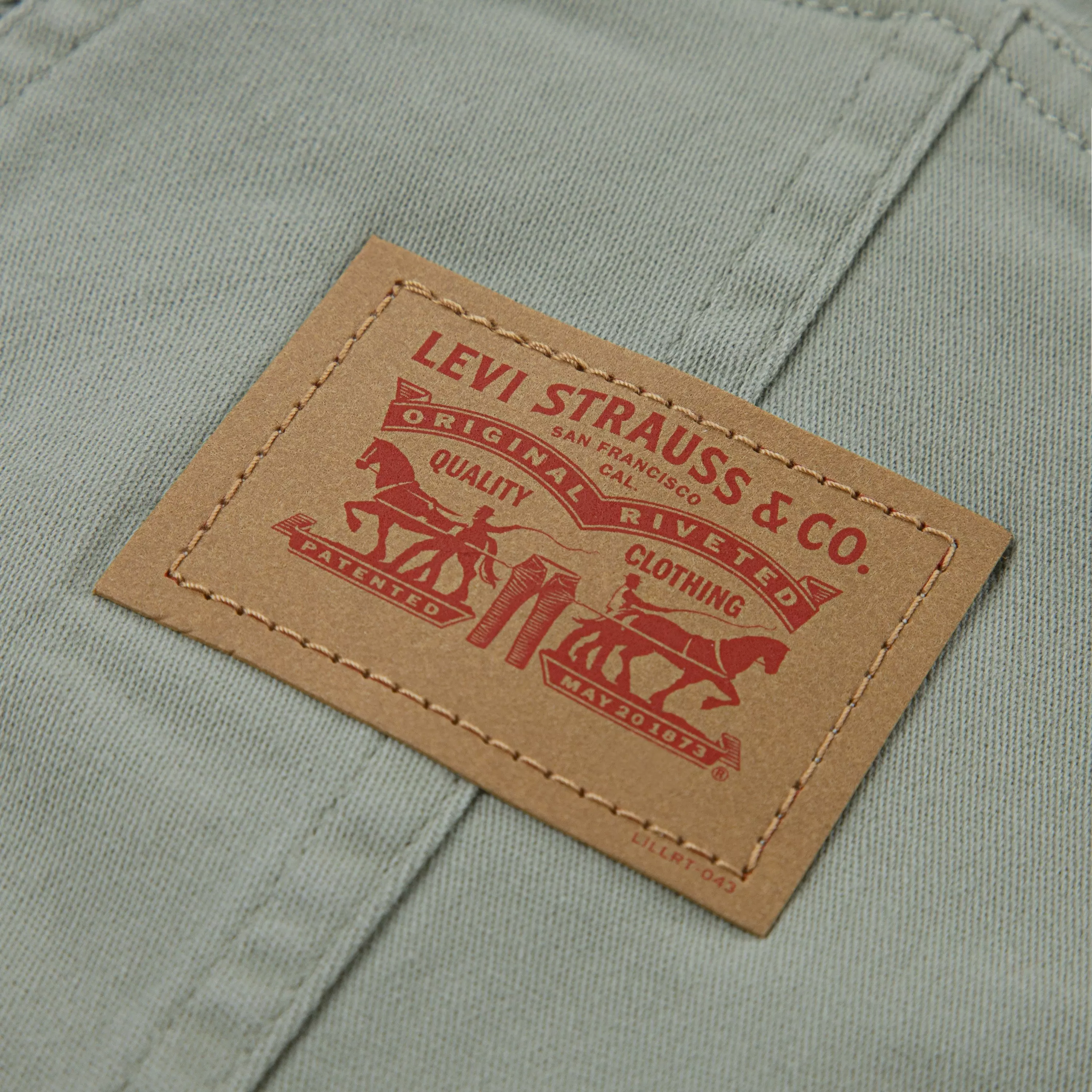 Levi's Twill Infant Boys' Seagrass Denim Overalls - SEAGRASS