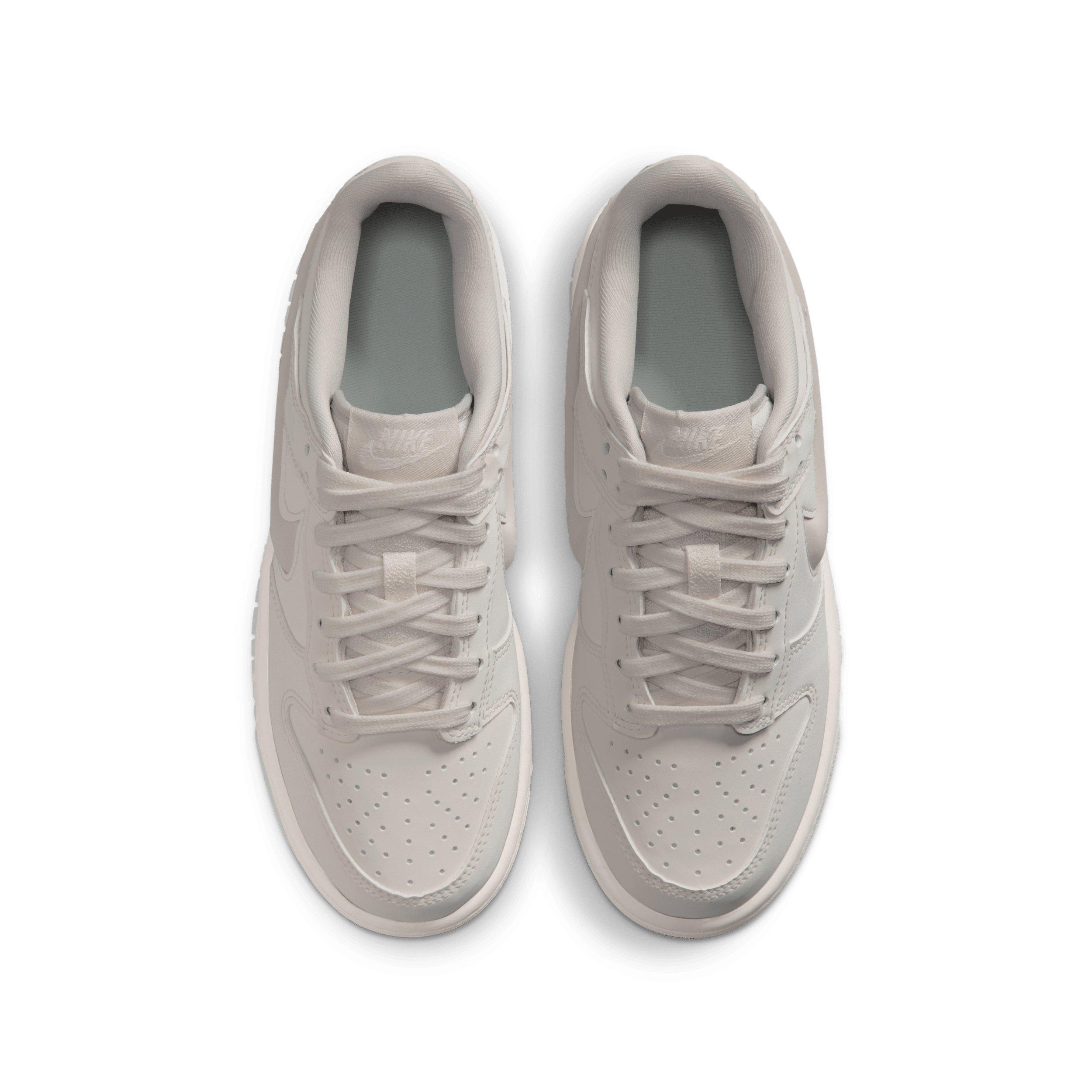 Nike Dunk Low LV8 "Sail/Coconut Milk/Light Silver/Light Bone" Grade School Girls' Shoe - SAIL/MILK/LT SILVER/LT BONE