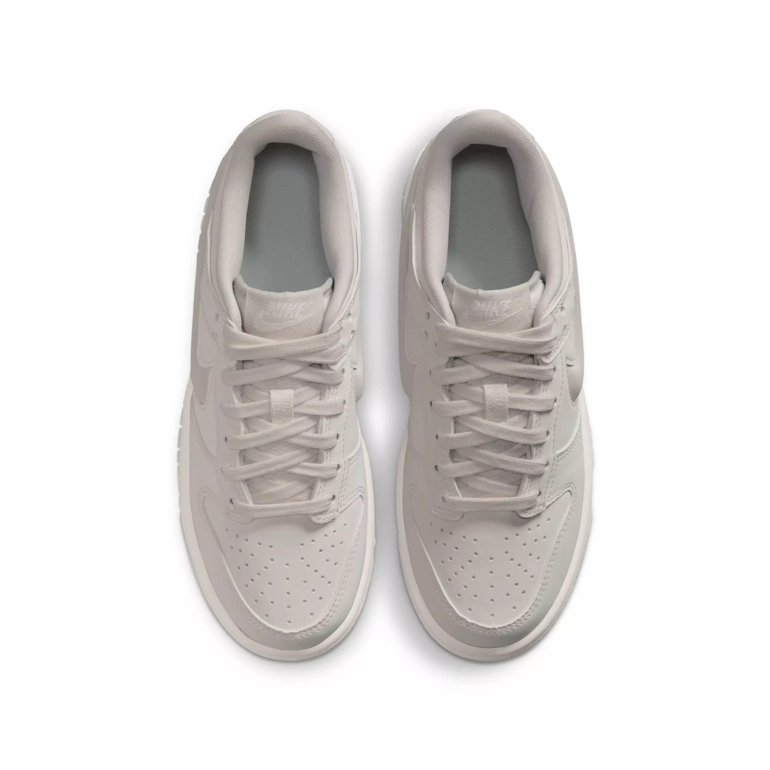 Nike Dunk Low LV8 "Sail/Coconut Milk/Light Silver/Light Bone" Grade School Girls' Shoe - SAIL/MILK/LT SILVER/LT BONE