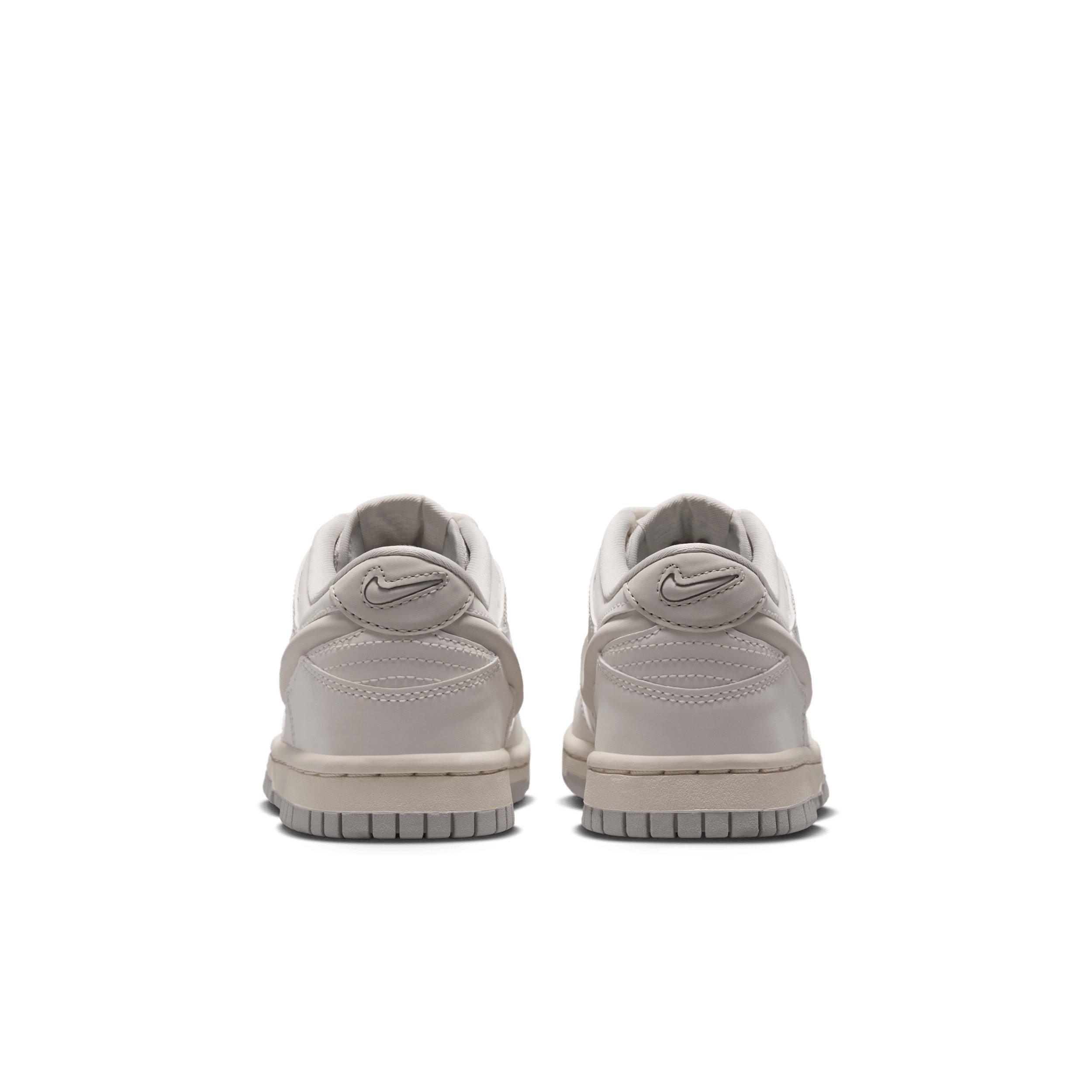 Nike Dunk Low LV8 "Sail/Coconut Milk/Light Silver/Light Bone" Grade School Girls' Shoe - SAIL/MILK/LT SILVER/LT BONE