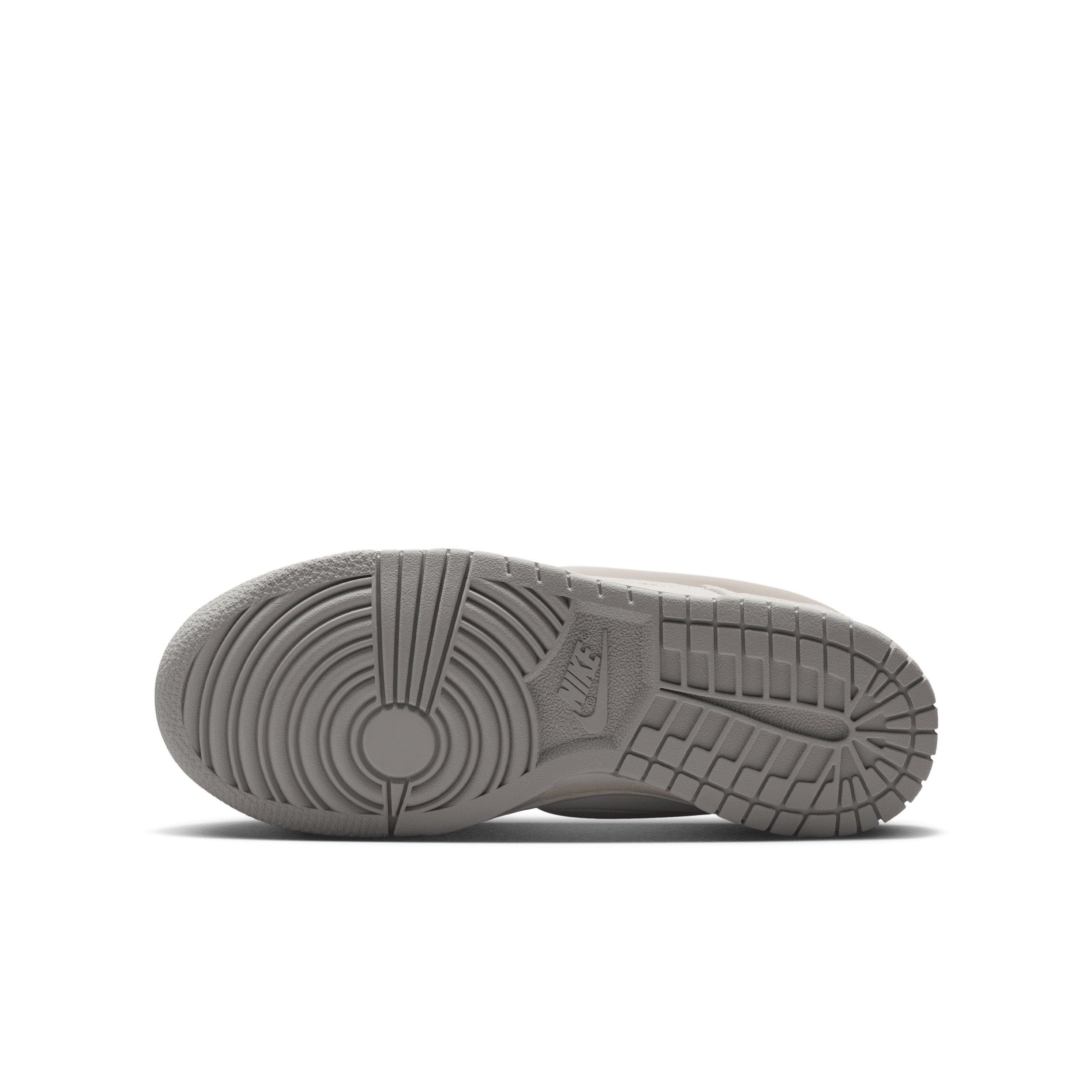 Nike Dunk Low LV8 "Sail/Coconut Milk/Light Silver/Light Bone" Grade School Girls' Shoe - SAIL/MILK/LT SILVER/LT BONE