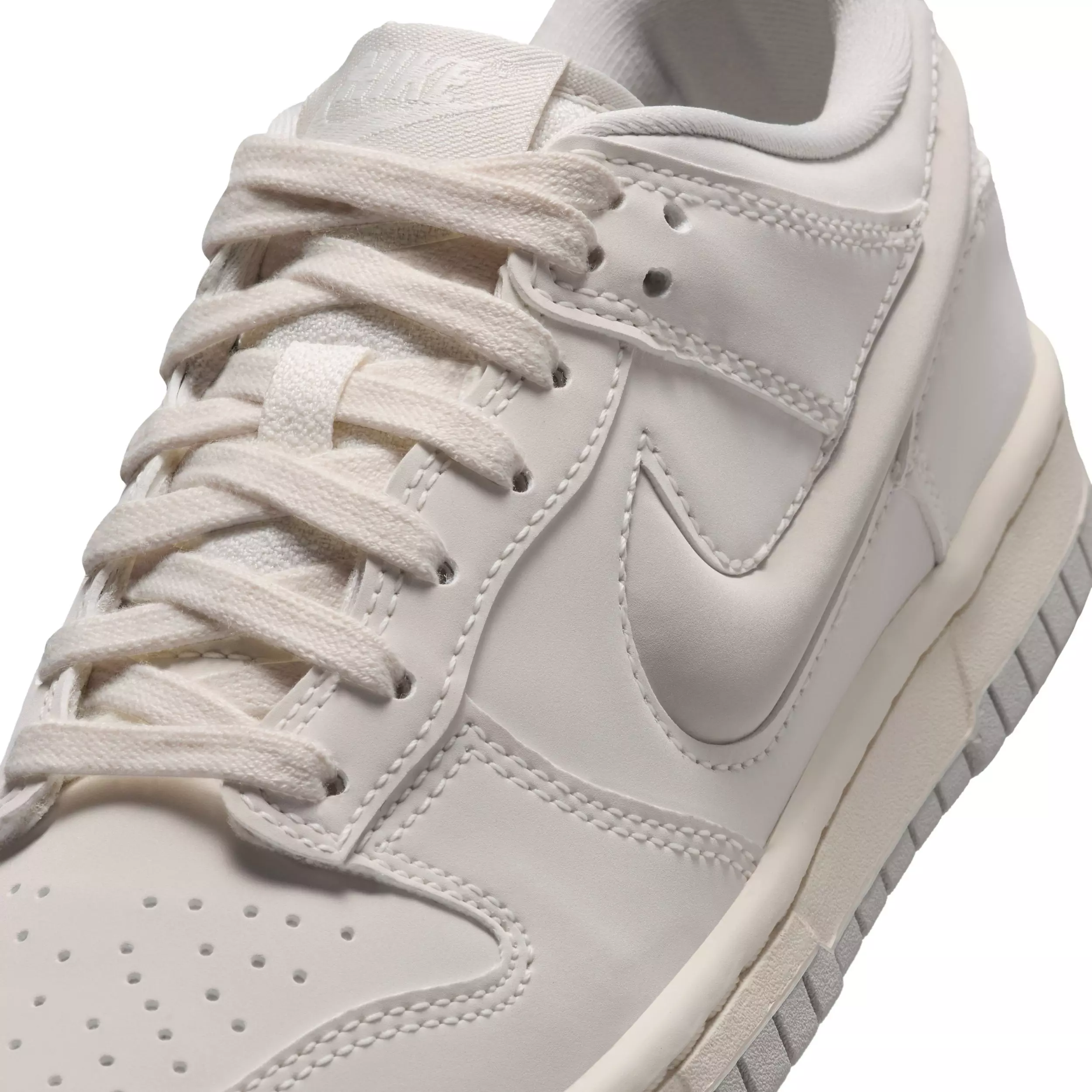 Nike Dunk Low LV8 "Sail/Coconut Milk/Light Silver/Light Bone" Grade School Girls' Shoe - SAIL/MILK/LT SILVER/LT BONE