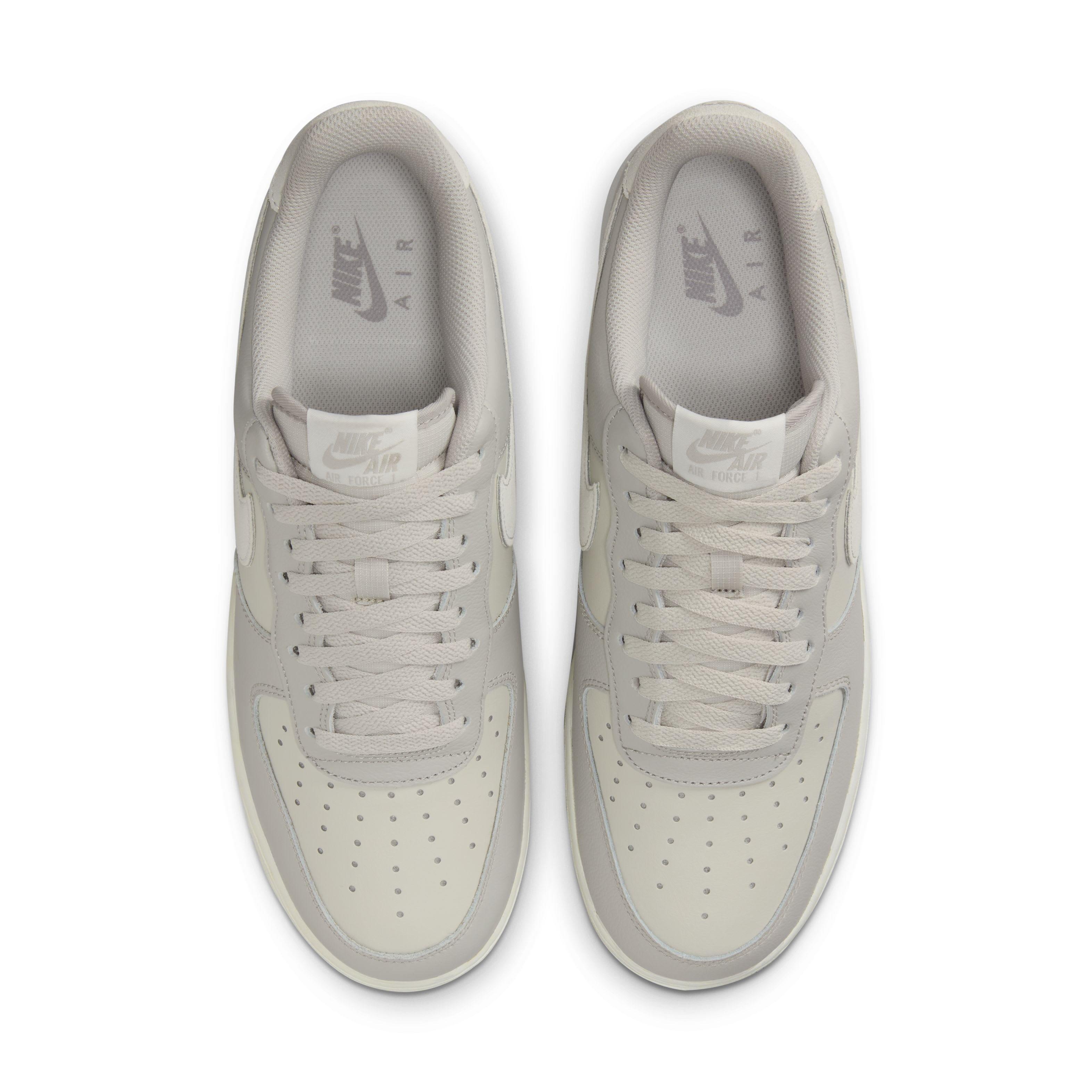 Nike Air Force 1 '07 LV8 "Light Bone/Light Iron Ore/Summit White" Men's Shoe - LT BONE/LT IRON/WHITE Thumbnail View 4