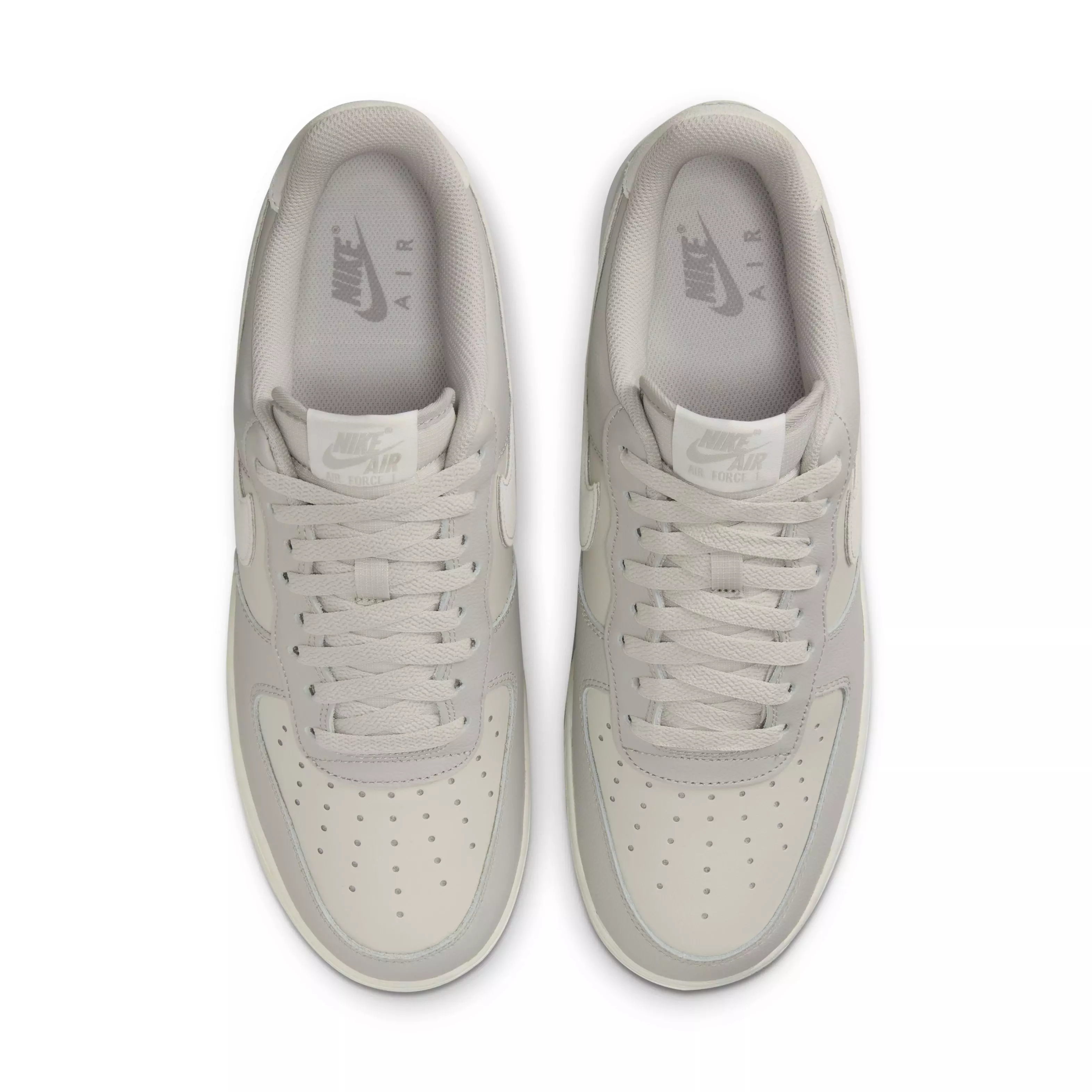 Nike Air Force 1 '07 LV8 "Light Bone/Light Iron Ore/Summit White" Men's Shoe - LT BONE/LT IRON/WHITE