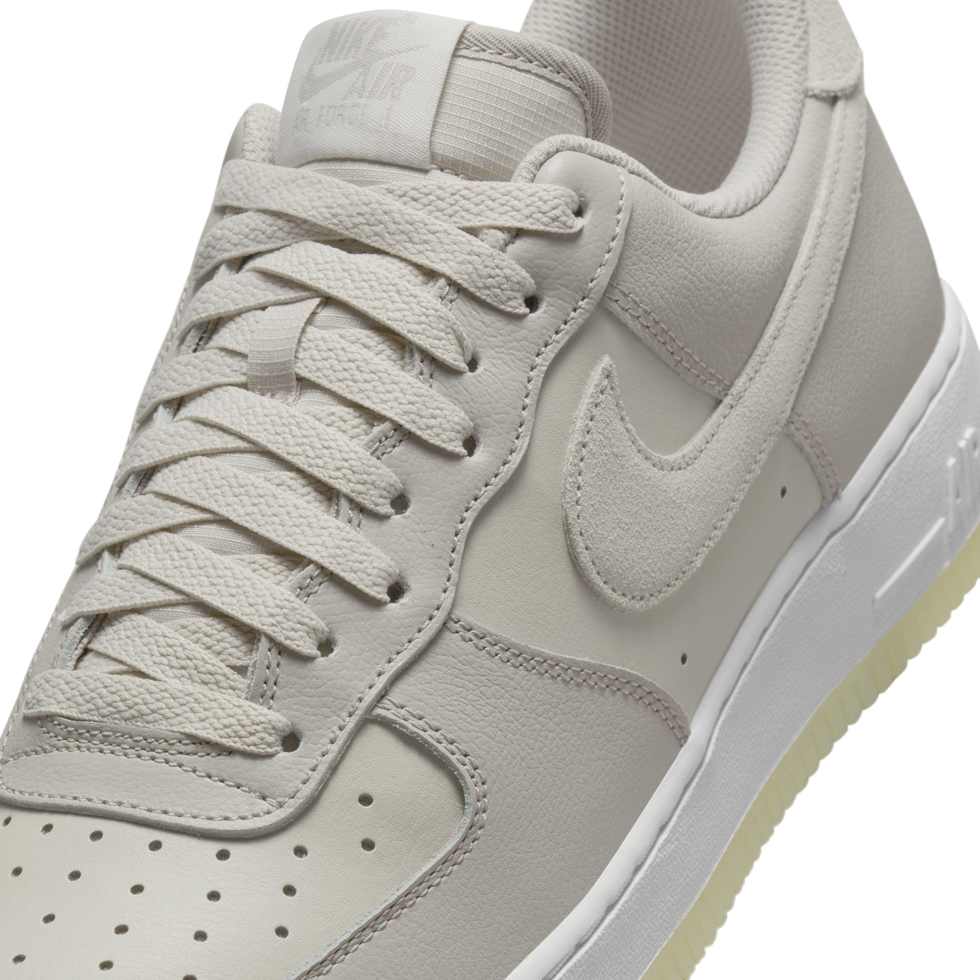 Nike Air Force 1 '07 LV8 "Light Bone/Light Iron Ore/Summit White" Men's Shoe - LT BONE/LT IRON/WHITE Thumbnail View 7