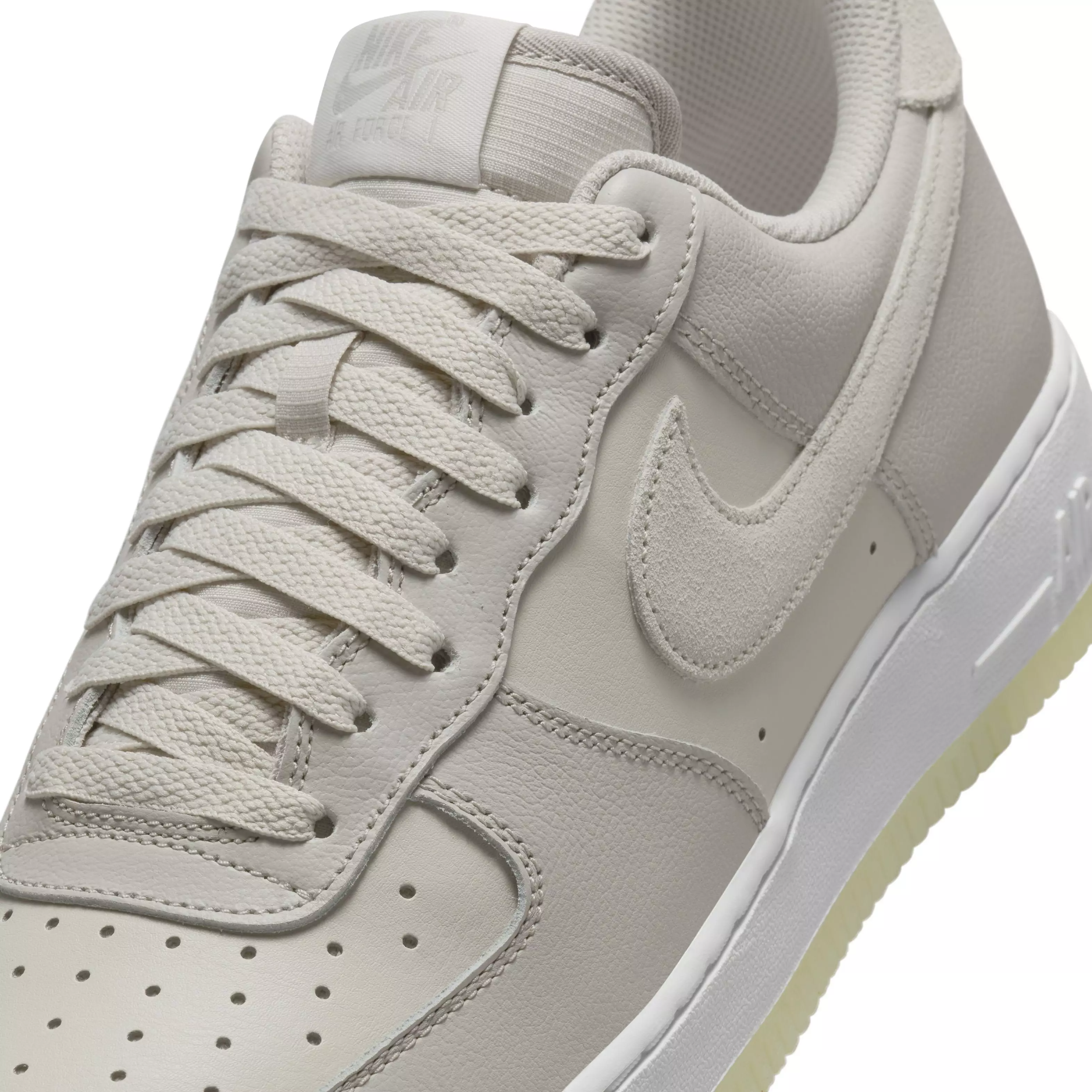 Nike Air Force 1 '07 LV8 "Light Bone/Light Iron Ore/Summit White" Men's Shoe - LT BONE/LT IRON/WHITE