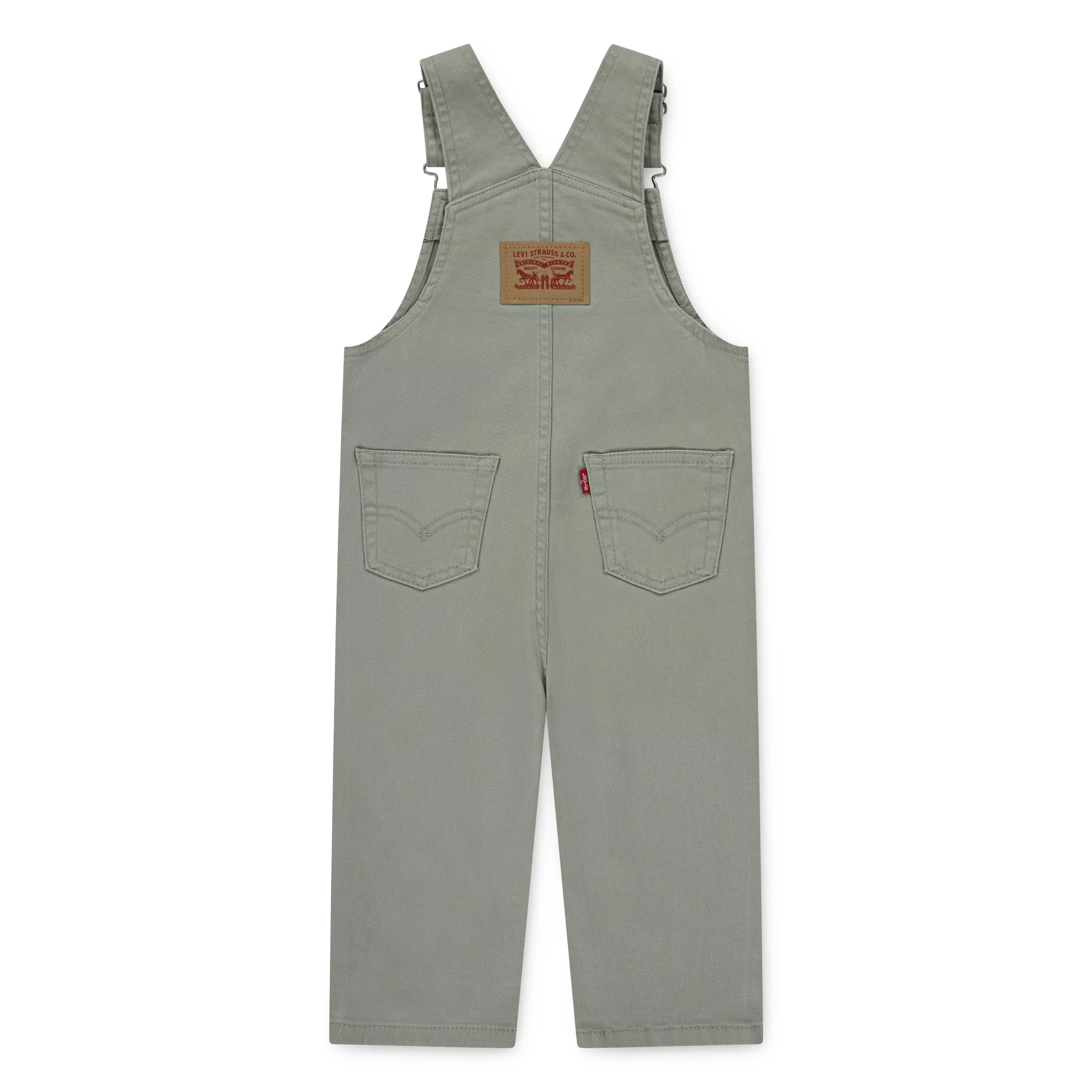 Levi's Twill Baby Boys' Seagrass Denim Overalls - SEAGRASS