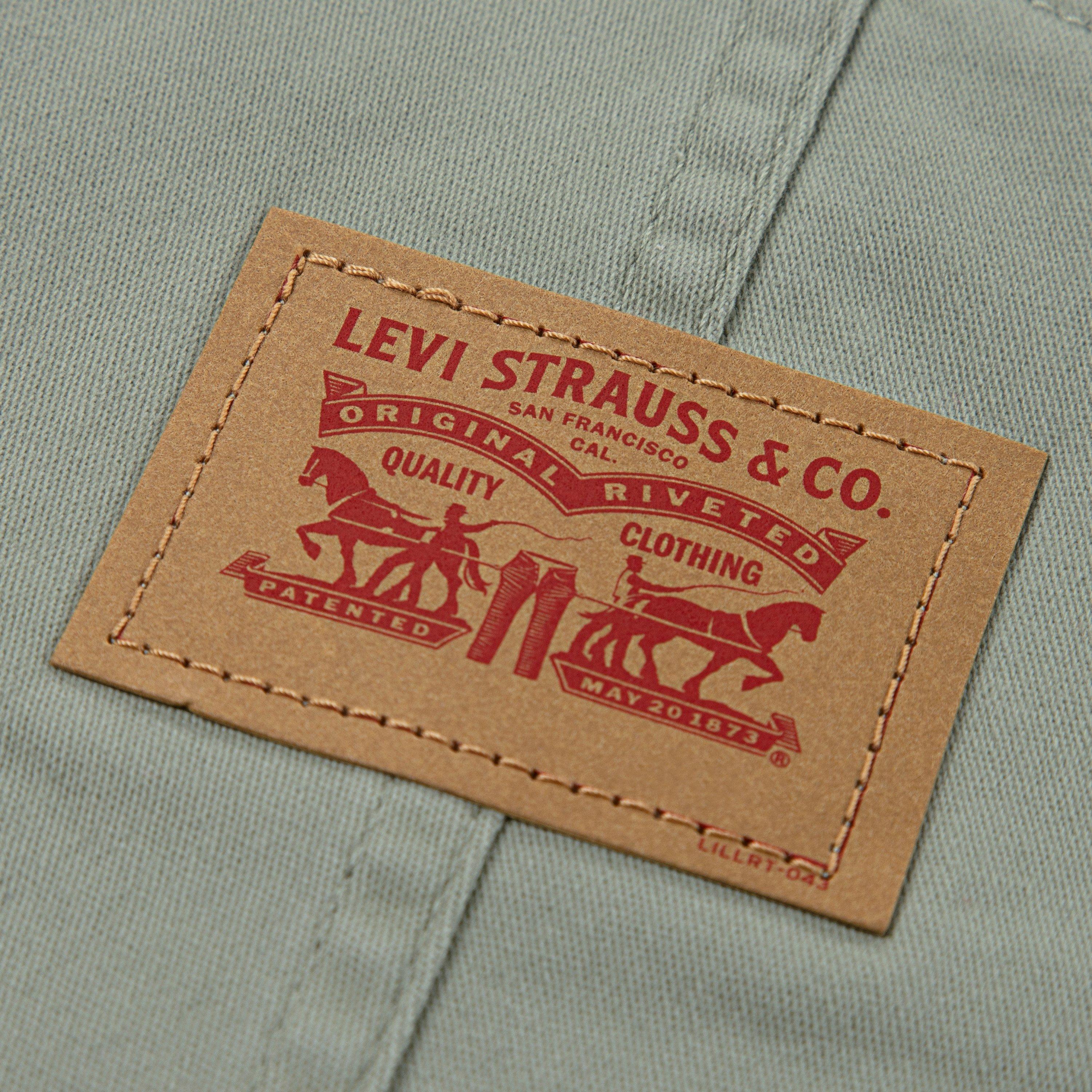 Levi's Baby Boys' Twill Denim Overalls - Seagrass - SEAGRASS Thumbnail View 4