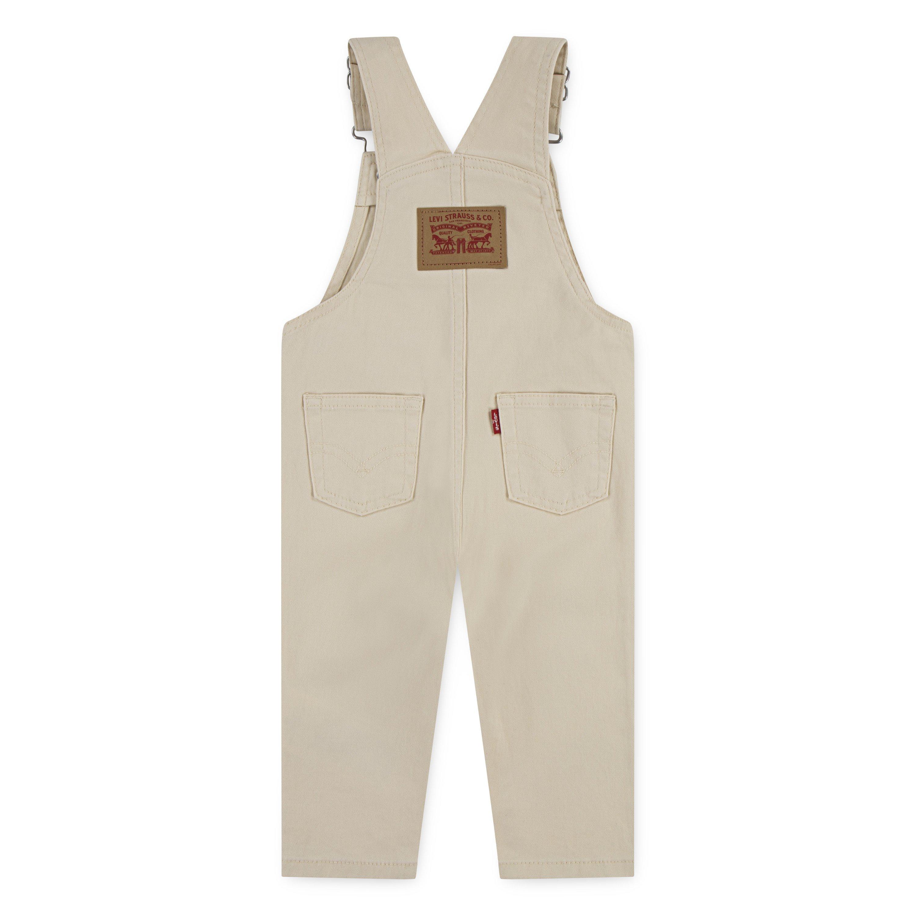 Levi's Twill Infant Boys' Beige Denim Overalls