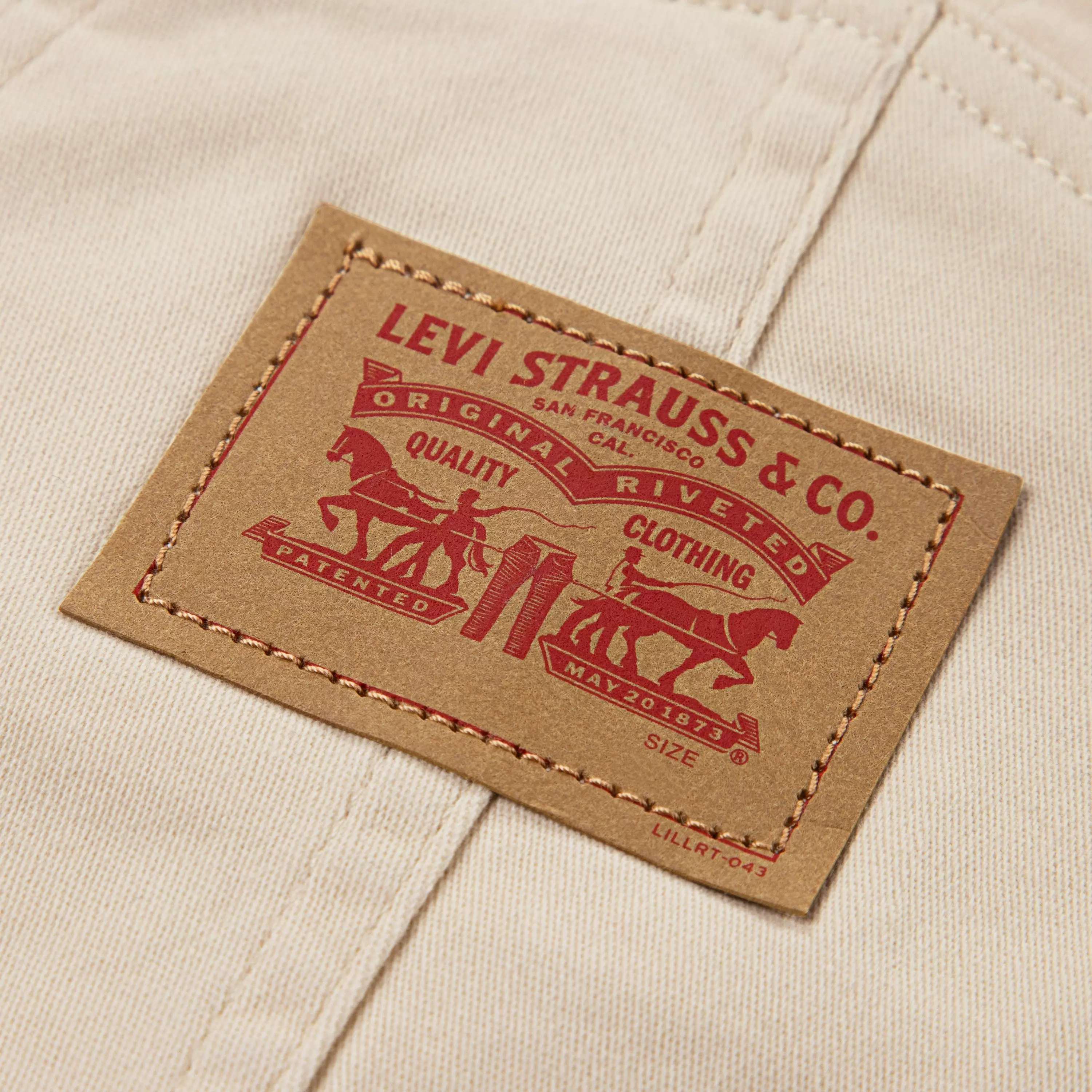 Levi's Infant Boys' Twill Denim Overalls - Beige - BEIGE