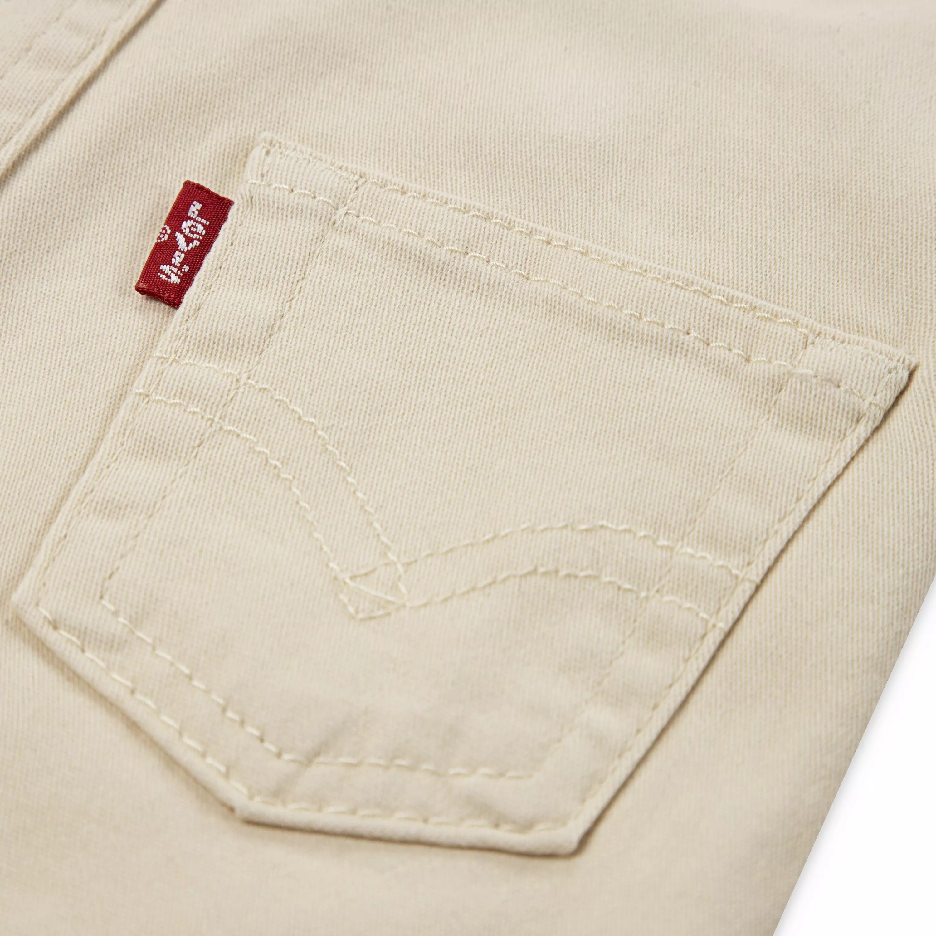 Levi's Infant Boys' Twill Denim Overalls - Beige - BEIGE