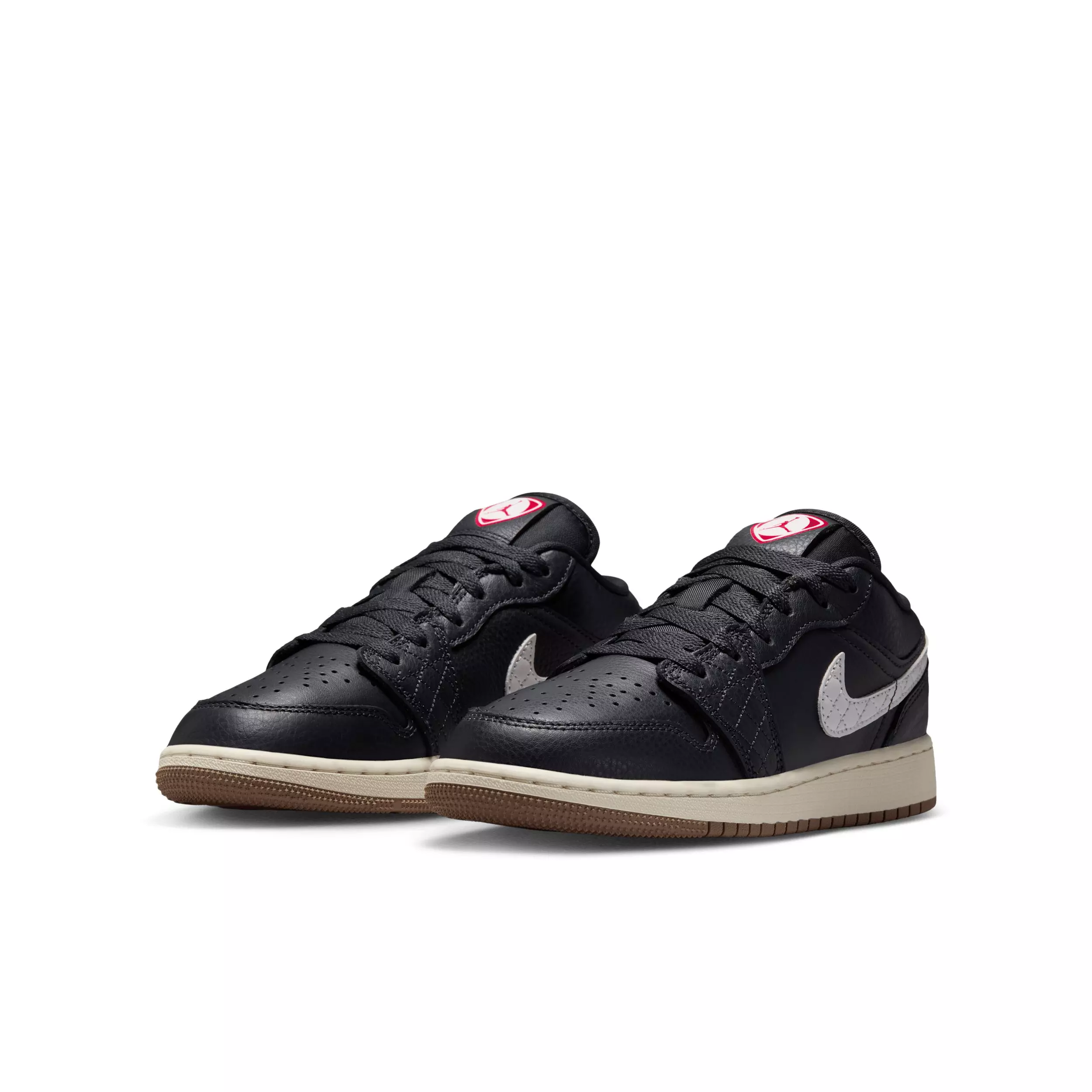Jordan 1 Low SE "Off Noir/University Red/Game Royal/Sail" Grade School Boys' Shoe - OFF NOIR/RED/ROYAL/SAIL