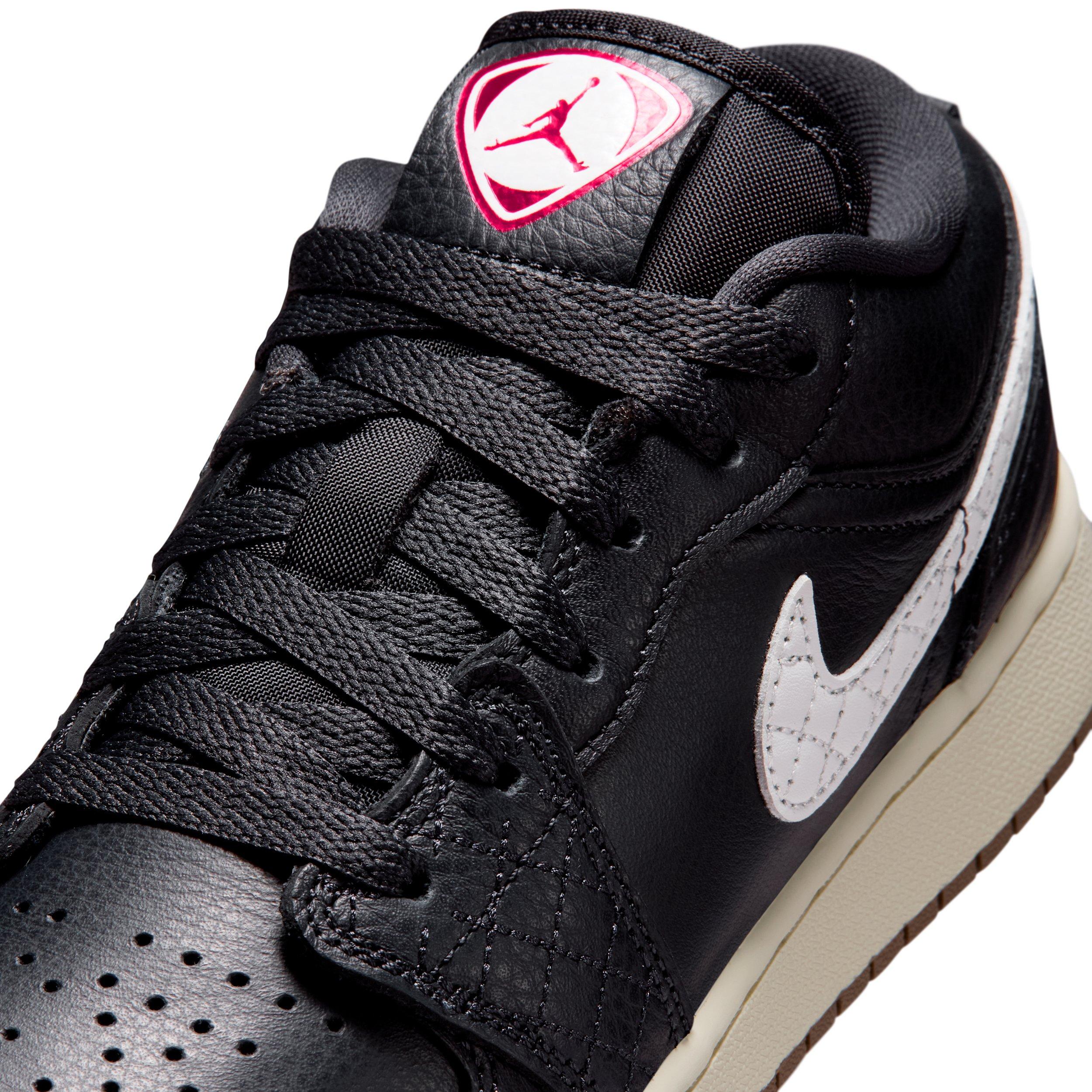 Jordan 1 Low SE Grade School Boys' "Off Noir/University Red/Game Royal/Sail" Shoe