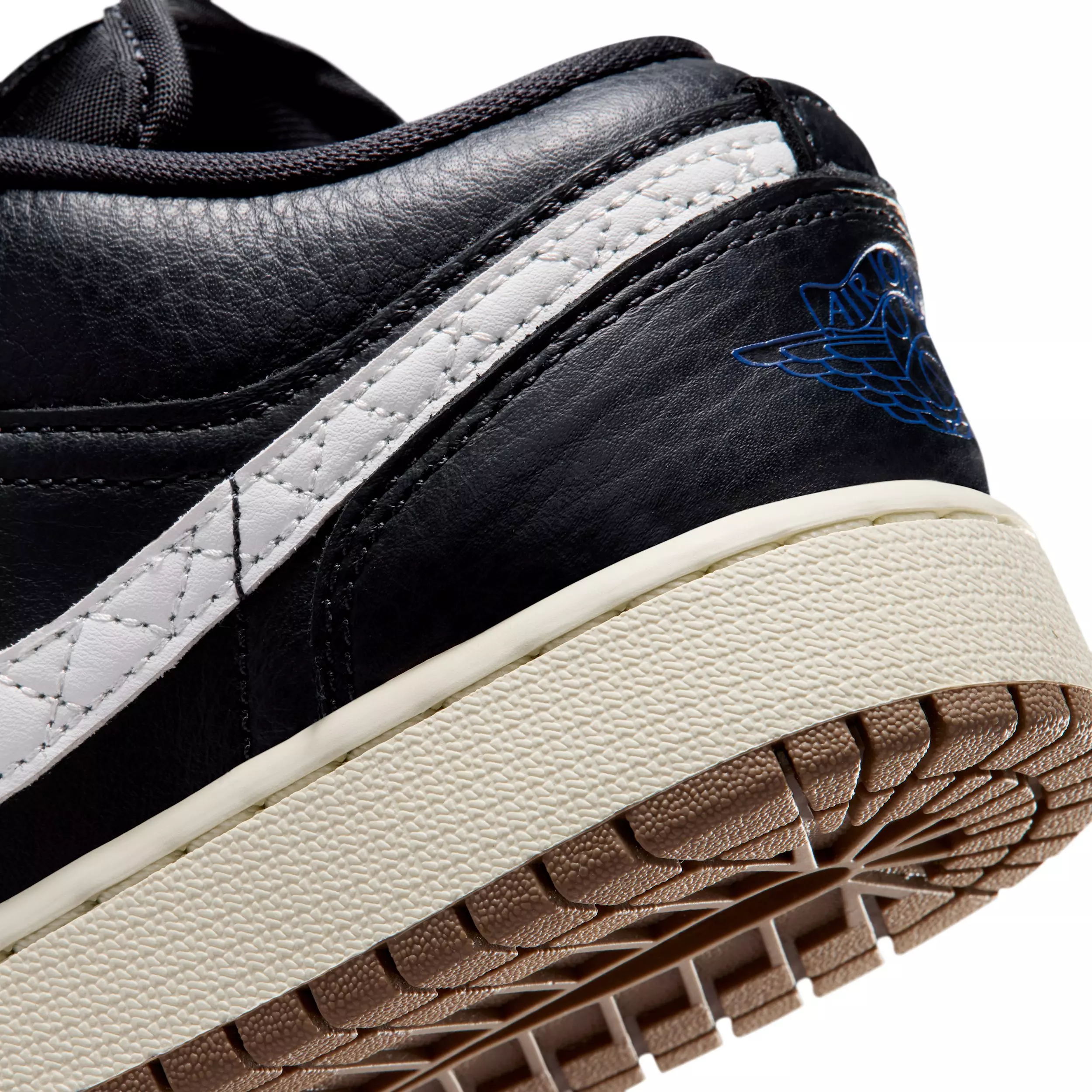 Jordan 1 Low SE "Off Noir/University Red/Game Royal/Sail" Grade School Boys' Shoe - OFF NOIR/RED/ROYAL/SAIL
