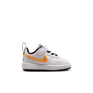 Nike Court Borough Low "White/Picante Red/Barely Volt/Current Blue" Infant Boys' Shoe