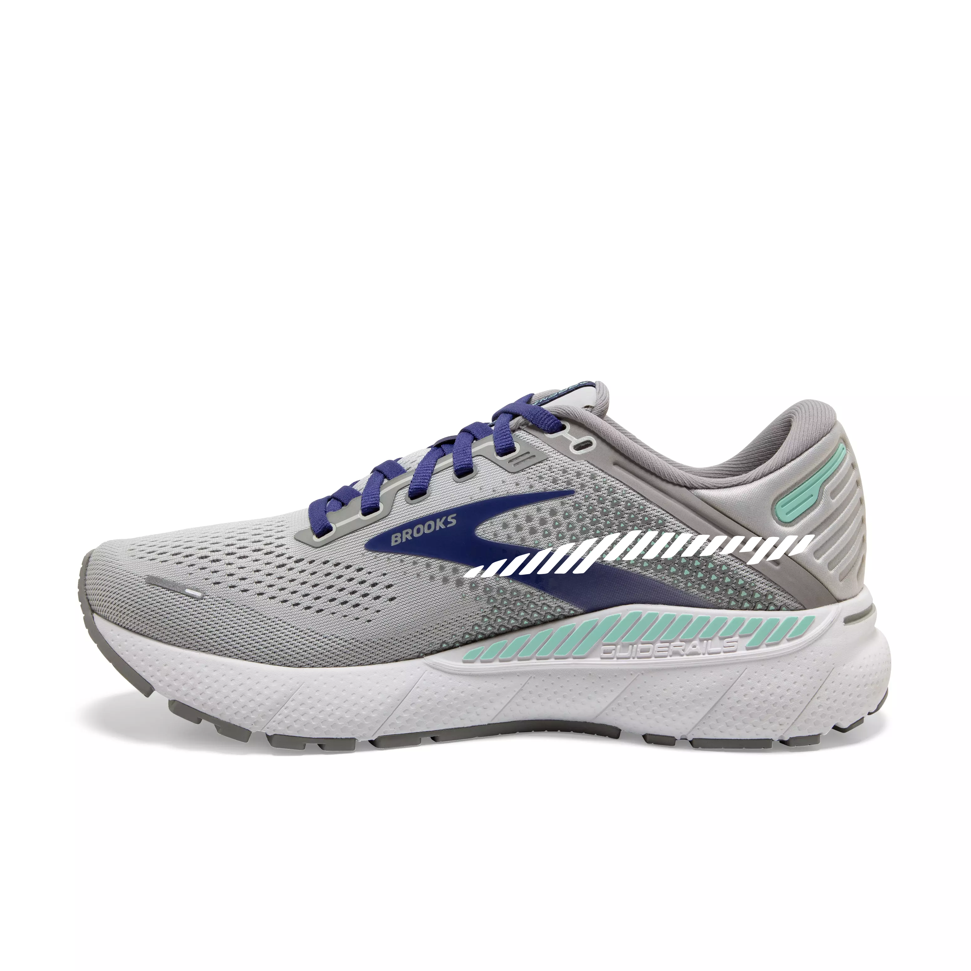 Brooks Adrenaline GTS 22 "Grey/Purple/Mint" Women's Narrow Running Shoe - GREY/PURPLE/MINT