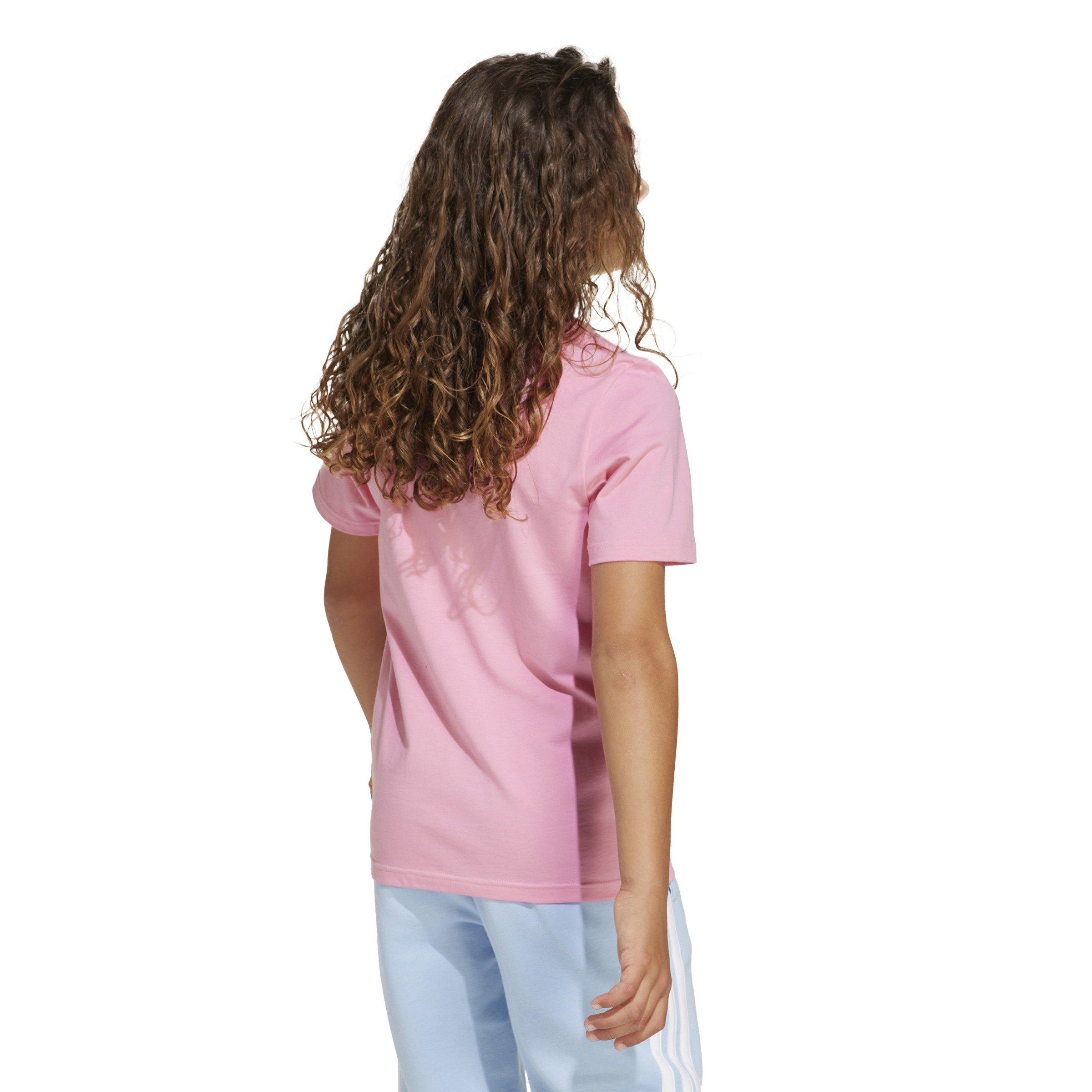 adidas Messi Name and Number Big Boys' Pink Graphic Tee