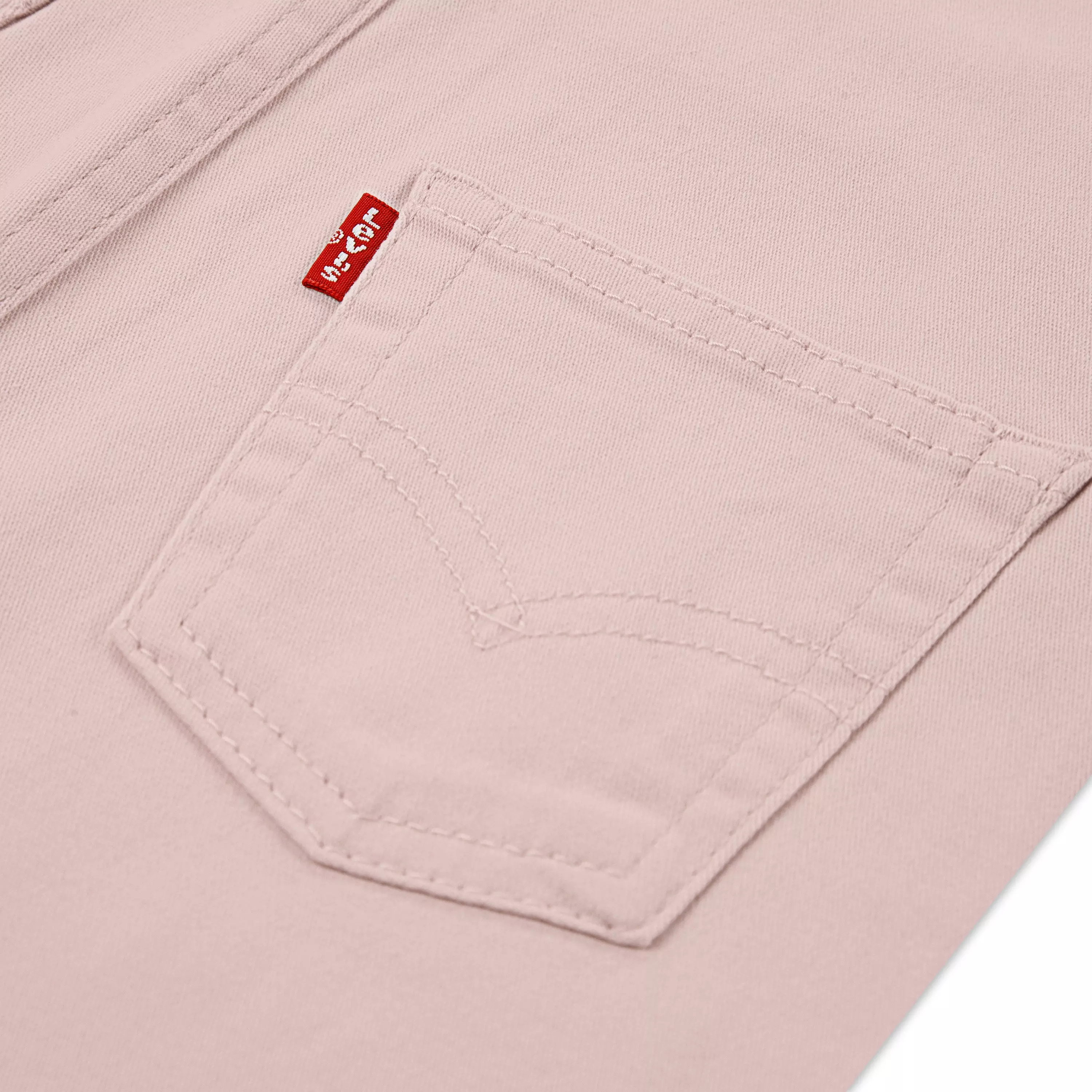 Levi's Toddler Boys' Twill Denim Overalls - Pink - PINK
