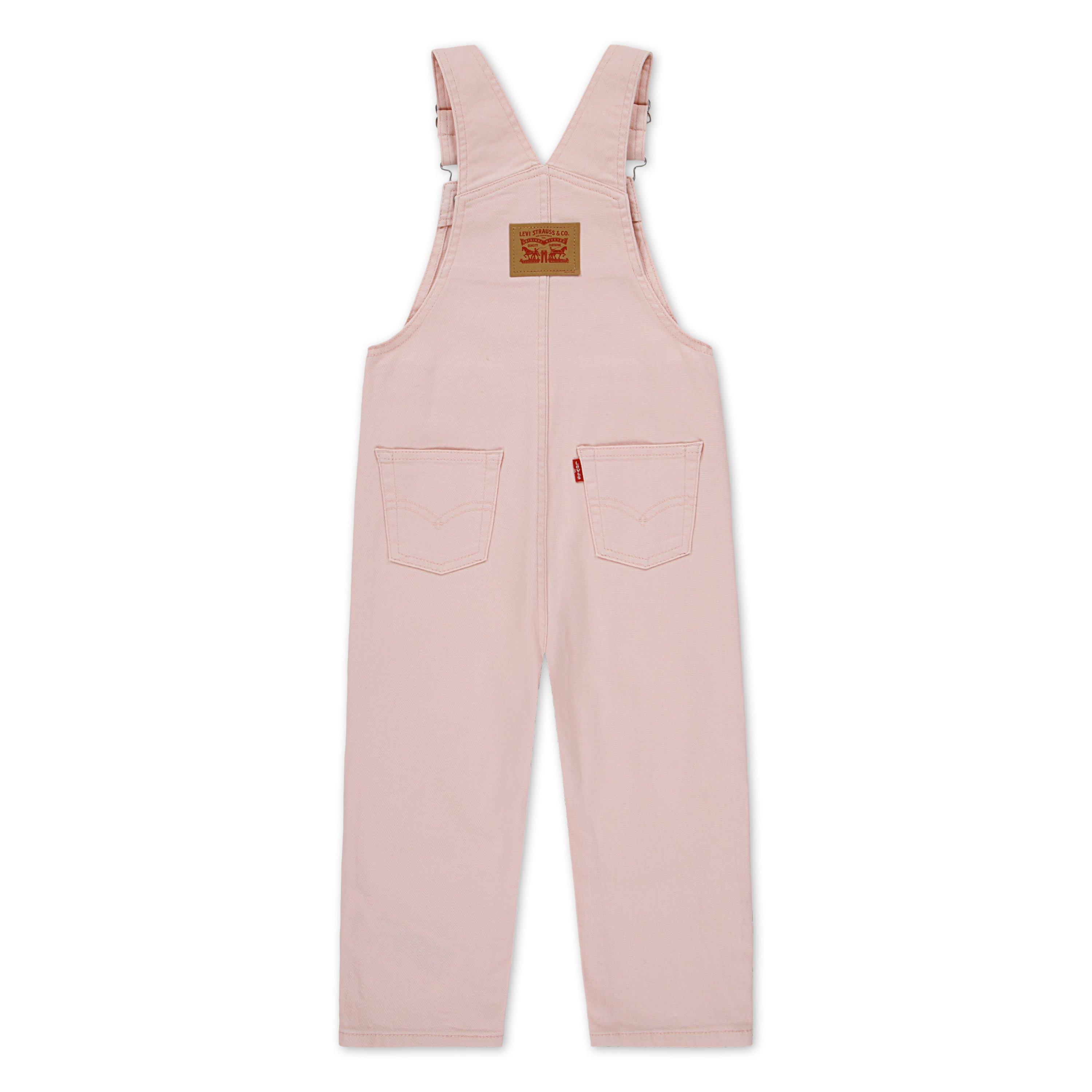 Levi's Twill Toddler Boys' Pink Denim Overalls