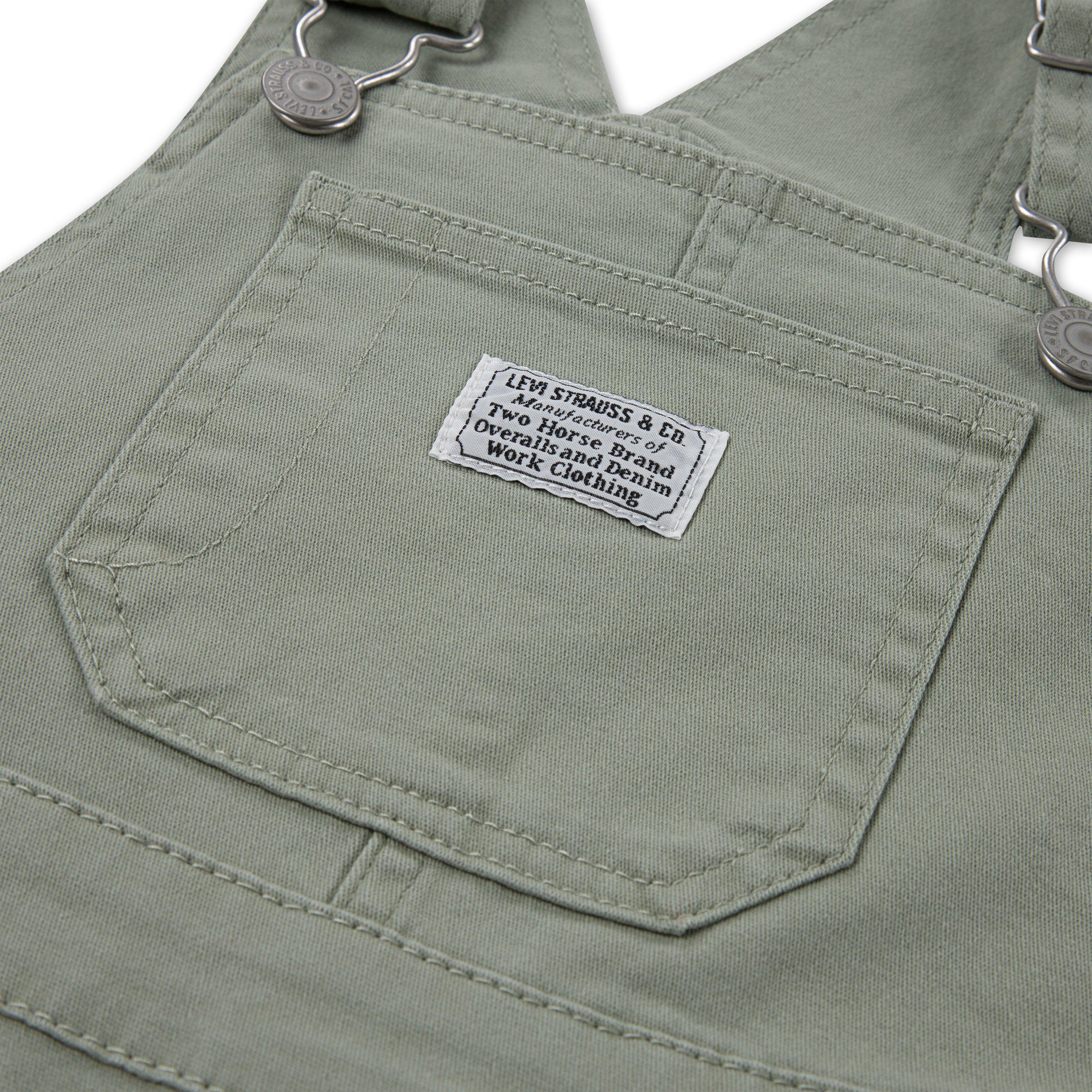 Levi's Twill Toddler Boys' Seagrass Denim Overalls - BLACK Thumbnail View 3