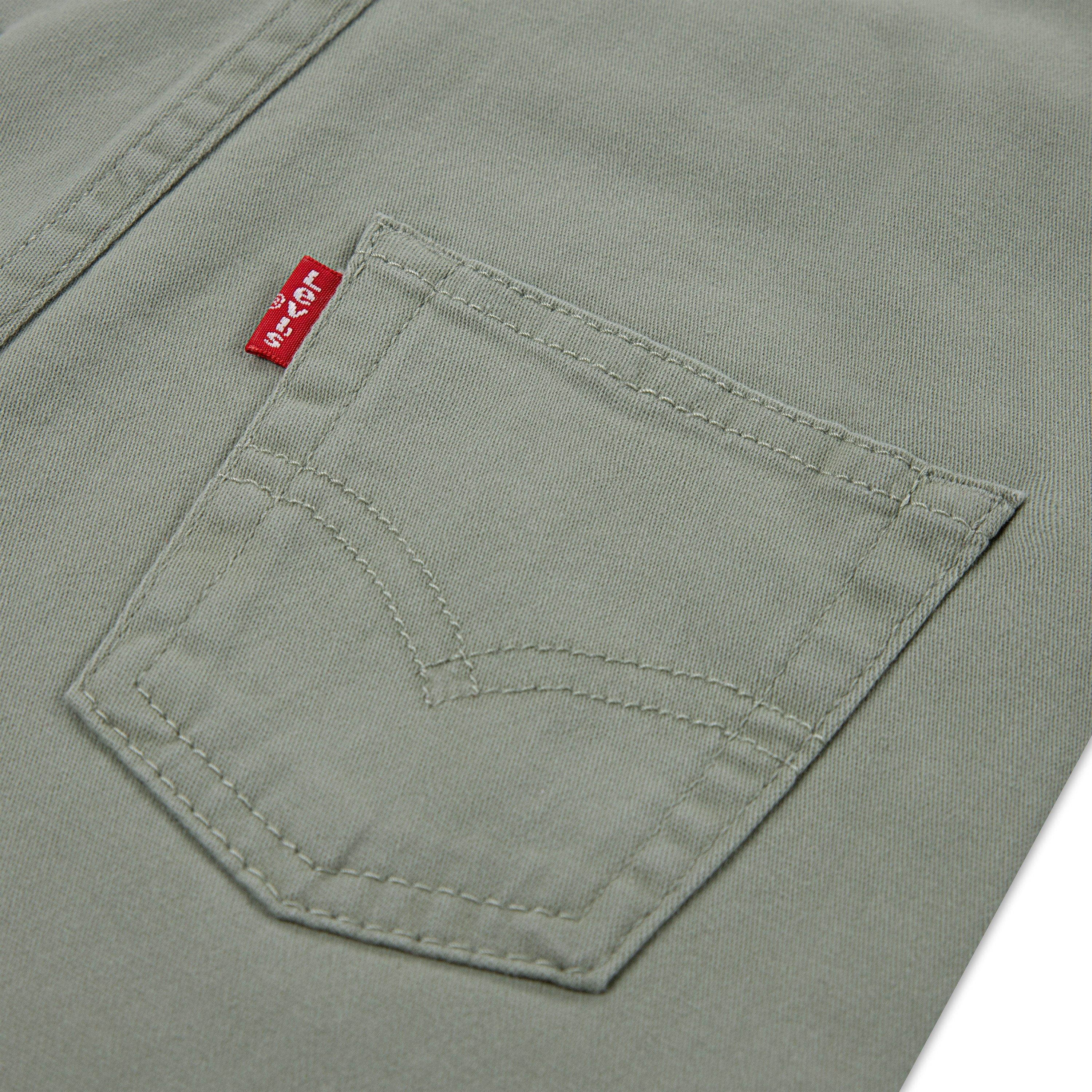 Levi's Toddler Boys' Twill Denim Overalls - Seagrass - BLACK Thumbnail View 5