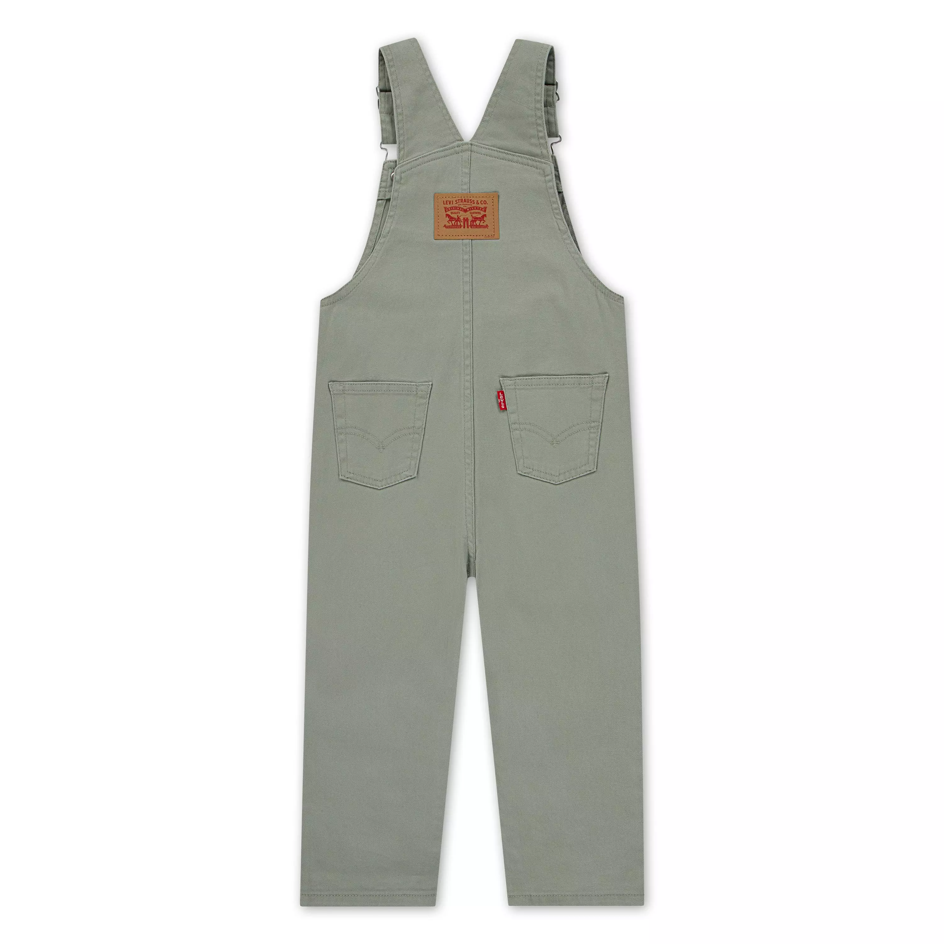 Levi's Twill Toddler Boys' Seagrass Denim Overalls - BLACK