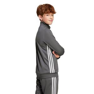 adidas Big Kids' Tiro 25 Essentials Soccer Training Jacket -Grey