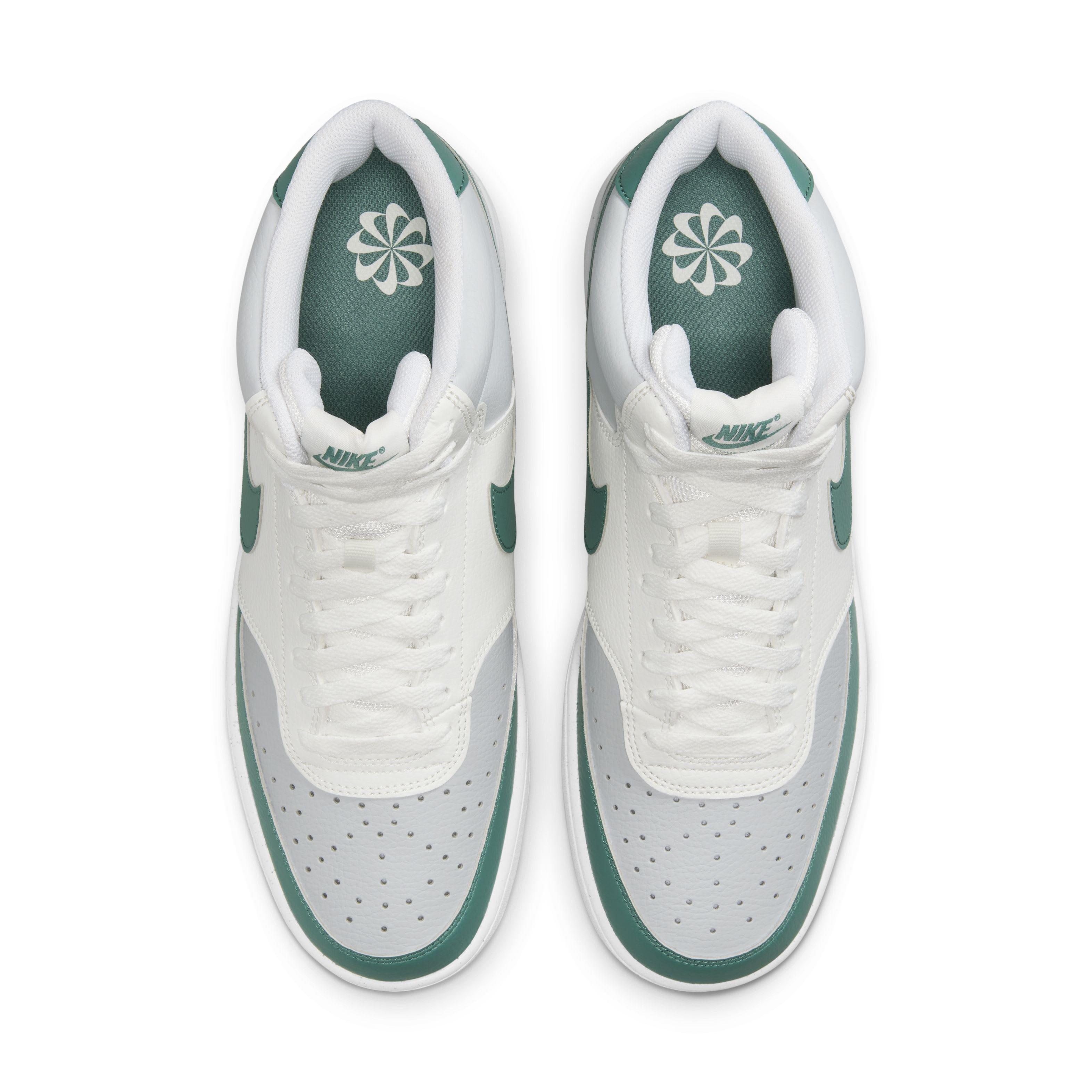 Nike Court Vision Mid Next Nature "Summit White/Pure Platinum/White/Bicoastal" Men's Shoe - WHITE/PLATINUM/WHITE/BICOASTAL Thumbnail View 4