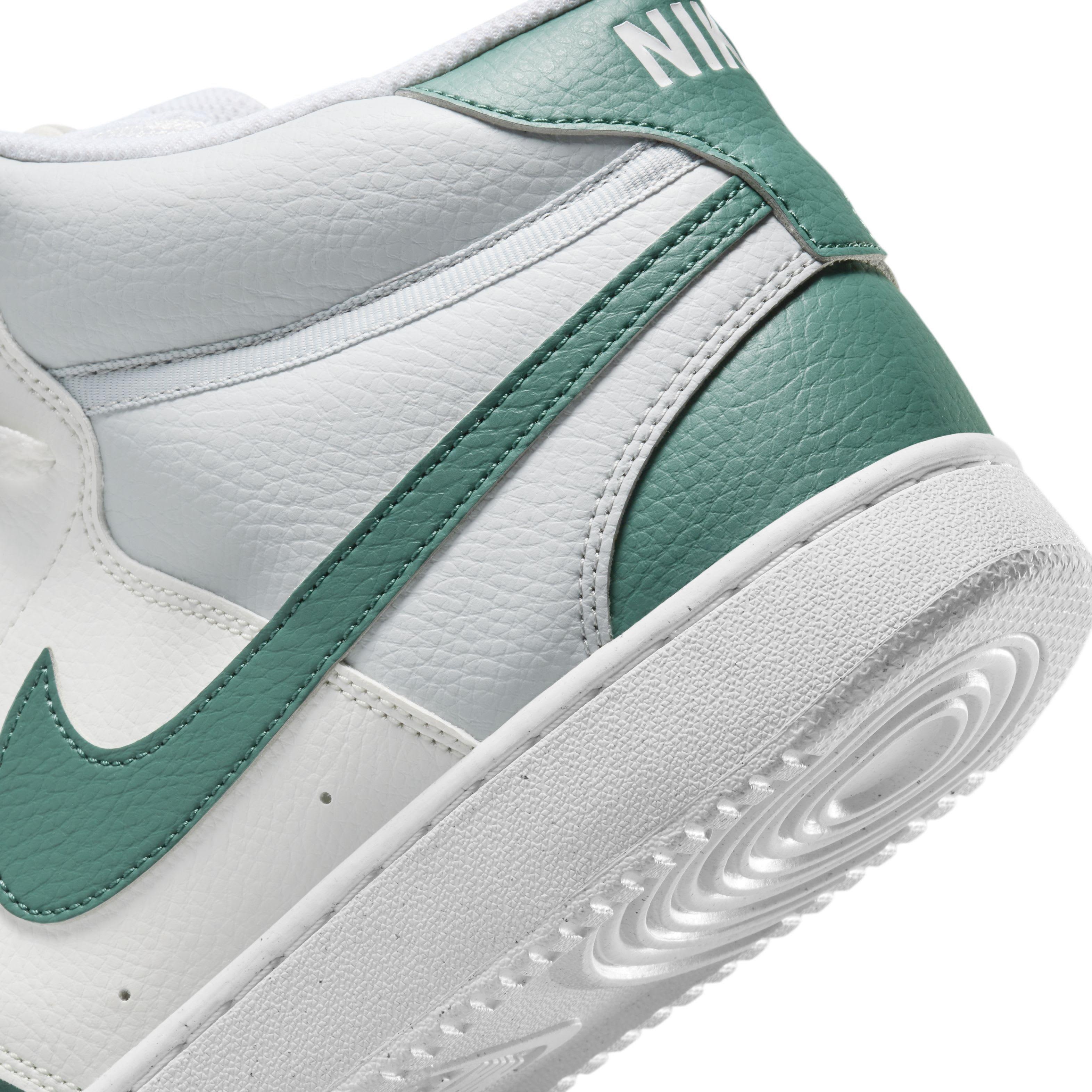 Nike Court Vision Mid Next Nature "Summit White/Pure Platinum/White/Bicoastal" Men's Shoe - WHITE/PLATINUM/WHITE/BICOASTAL Thumbnail View 8
