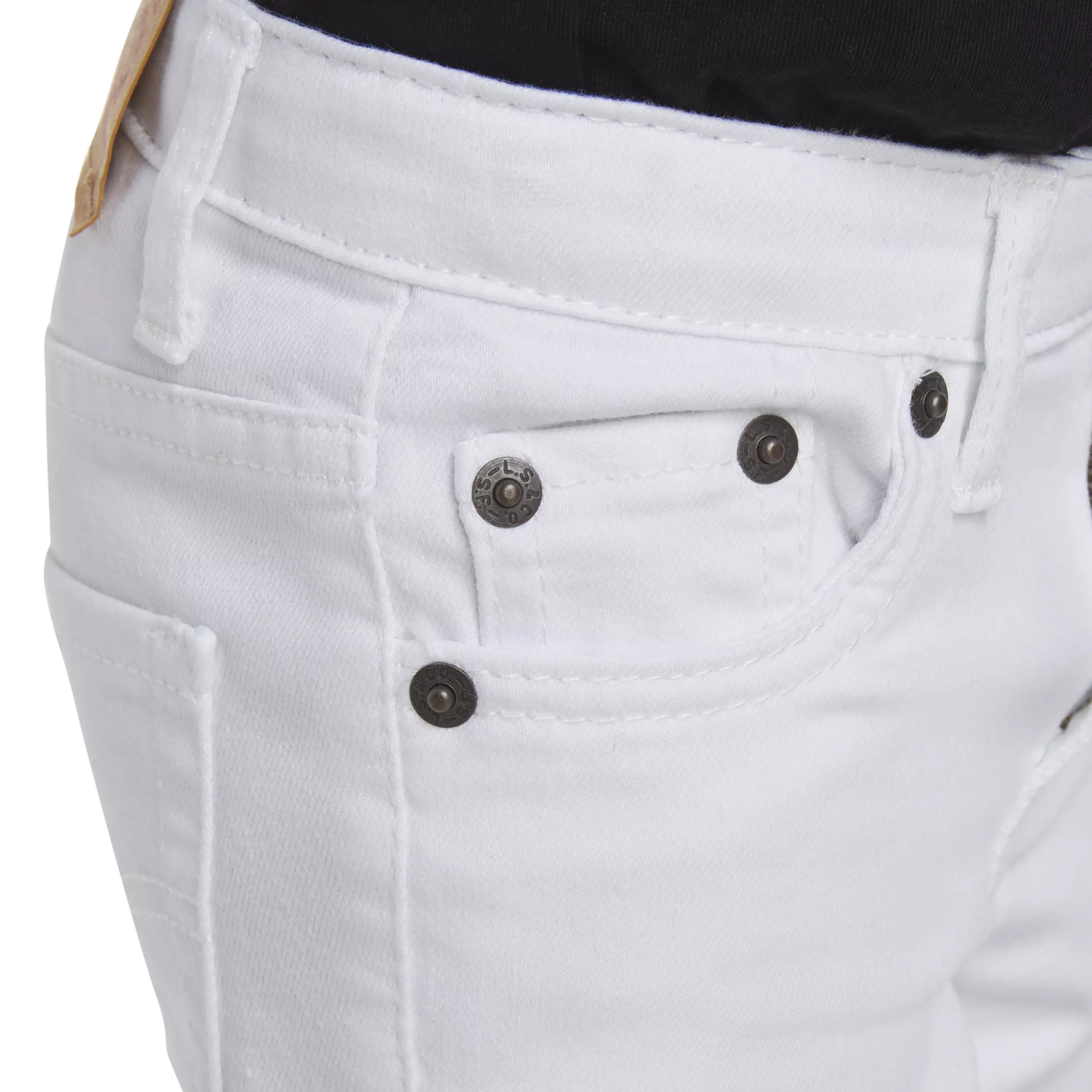 Levi's Toddler Boys' 511 Eco-Soft Performance Slim Fit White Wash Denim Straight Jeans - WHITE