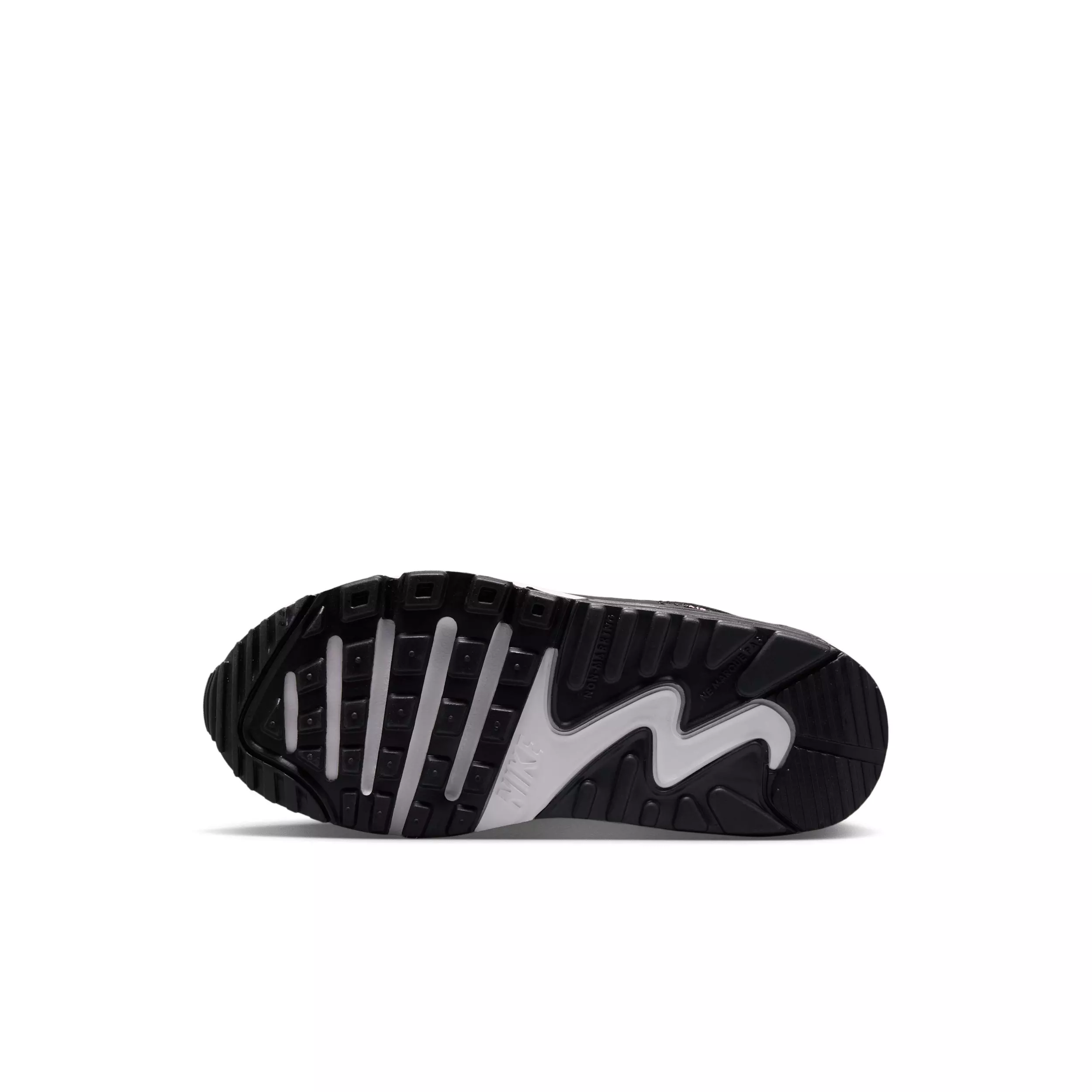 Nike Air Max 90 Mesh "White/Black/Anthracite/Playful Pink" Preschool Girls' Shoe - WHITE/BLACK/ANTHRACITE/PINK