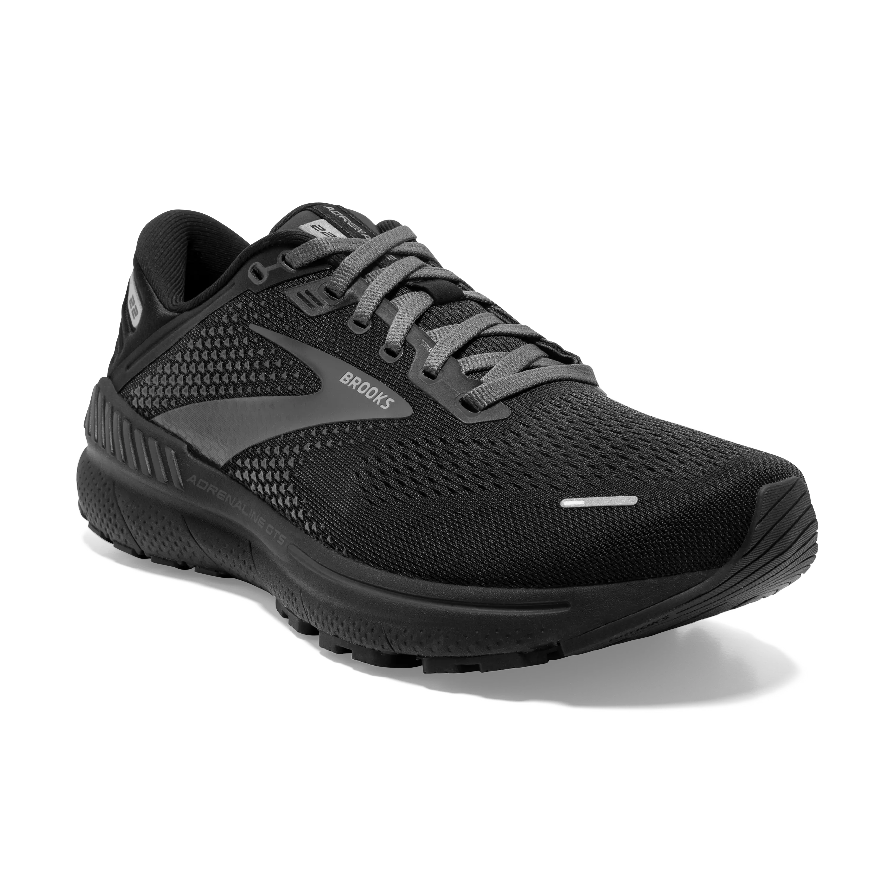 Brooks Adrenaline GTS 22 "Black/Black/Ebony" Women's Running Shoe - BLACK/BLACK/EBONY