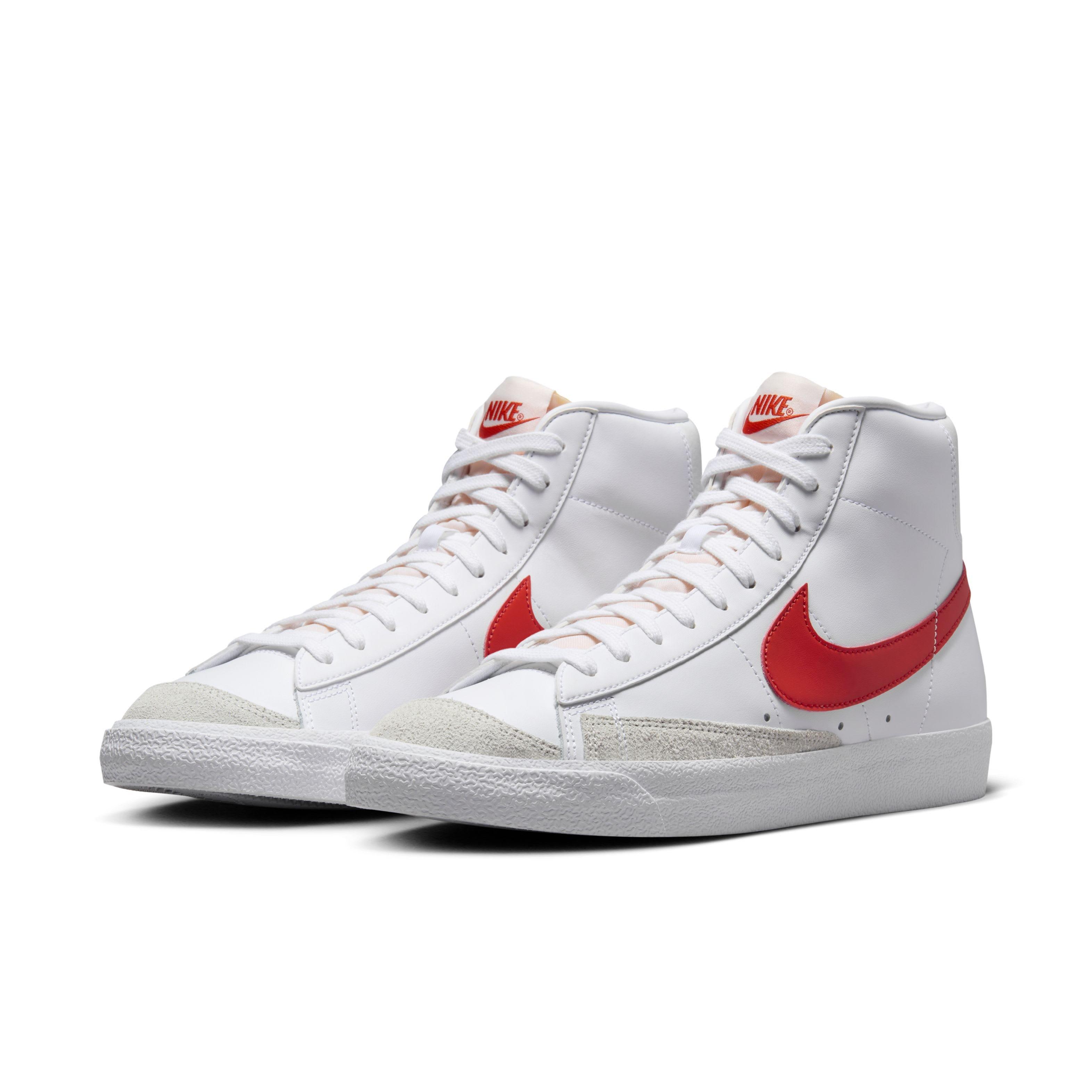 Nike Blazer Mid 77 Vintage White Summit White Picante Red Men s Shoe Hibbett