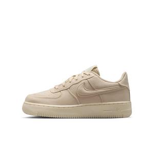 Nike Air Force 1 "Beach/Coconut Milk/Sail/Beach" Grade School Girls' Shoe - BEACH/MILK/SAIL/BEACH