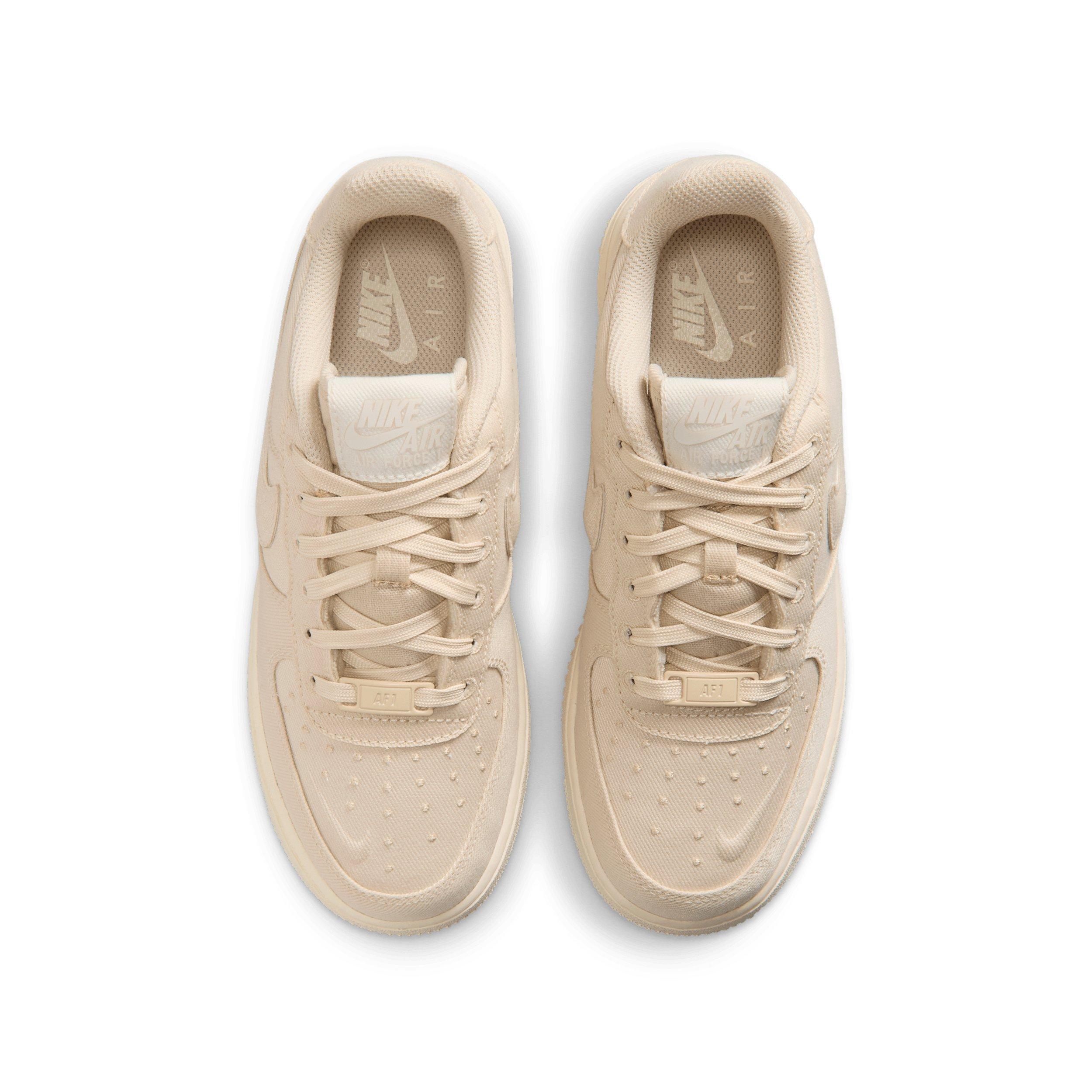 Nike Air Force 1 "Beach/Coconut Milk/Sail/Beach" Grade School Girls' Shoe - BEACH/MILK/SAIL/BEACH