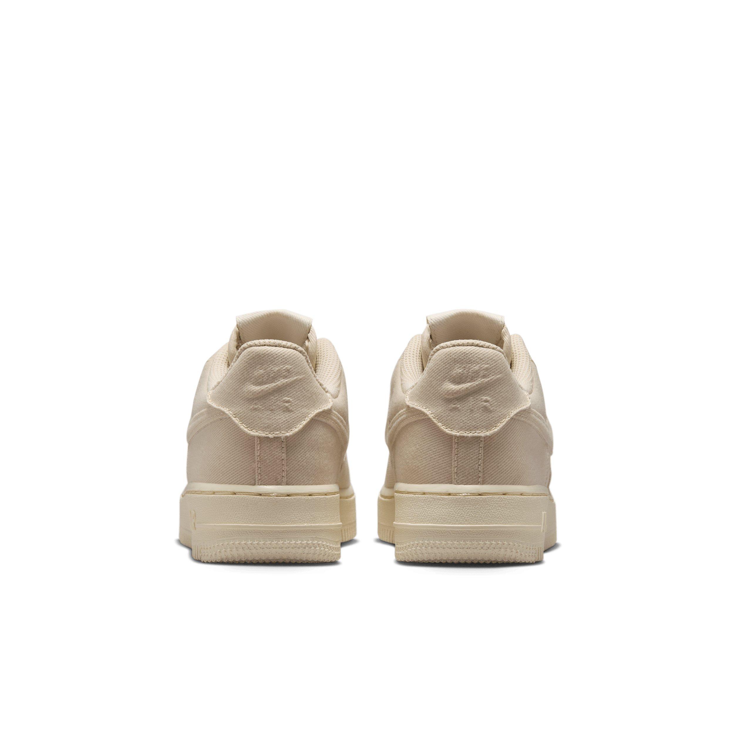 Nike Air Force 1 "Beach/Coconut Milk/Sail/Beach" Grade School Girls' Shoe - BEACH/MILK/SAIL/BEACH
