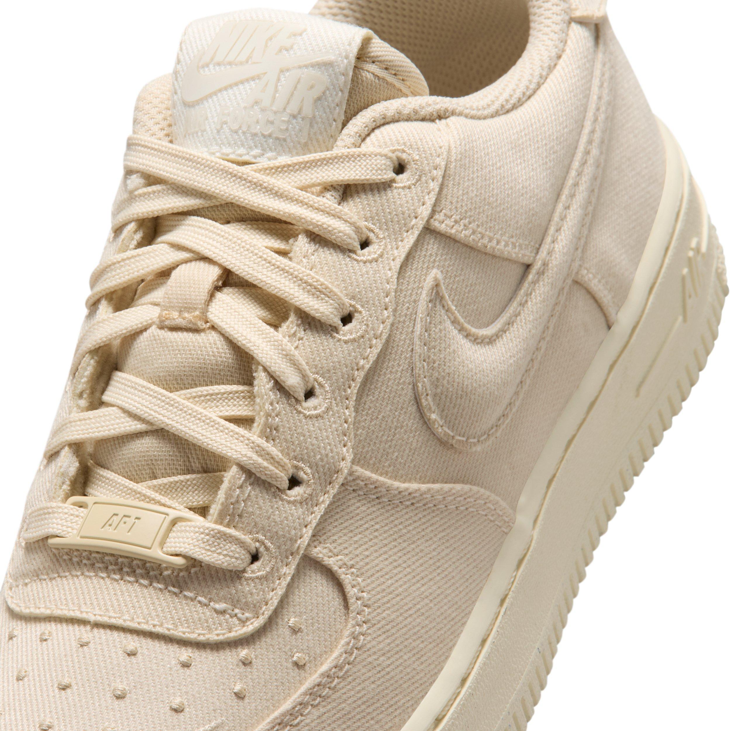 Nike Air Force 1 "Beach/Coconut Milk/Sail/Beach" Grade School Girls' Shoe - BEACH/MILK/SAIL/BEACH