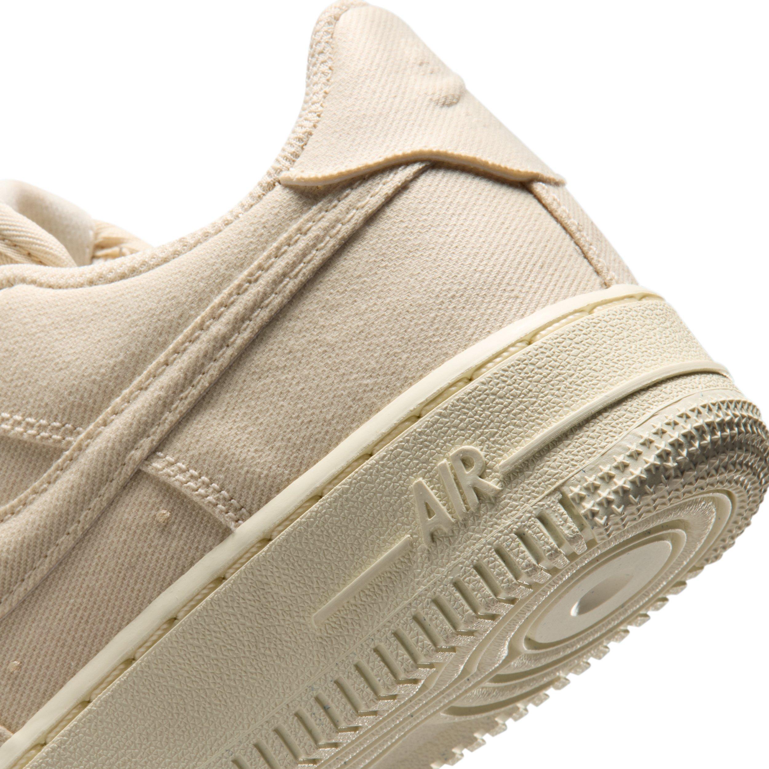 Nike Air Force 1 "Beach/Coconut Milk/Sail/Beach" Grade School Girls' Shoe - BEACH/MILK/SAIL/BEACH