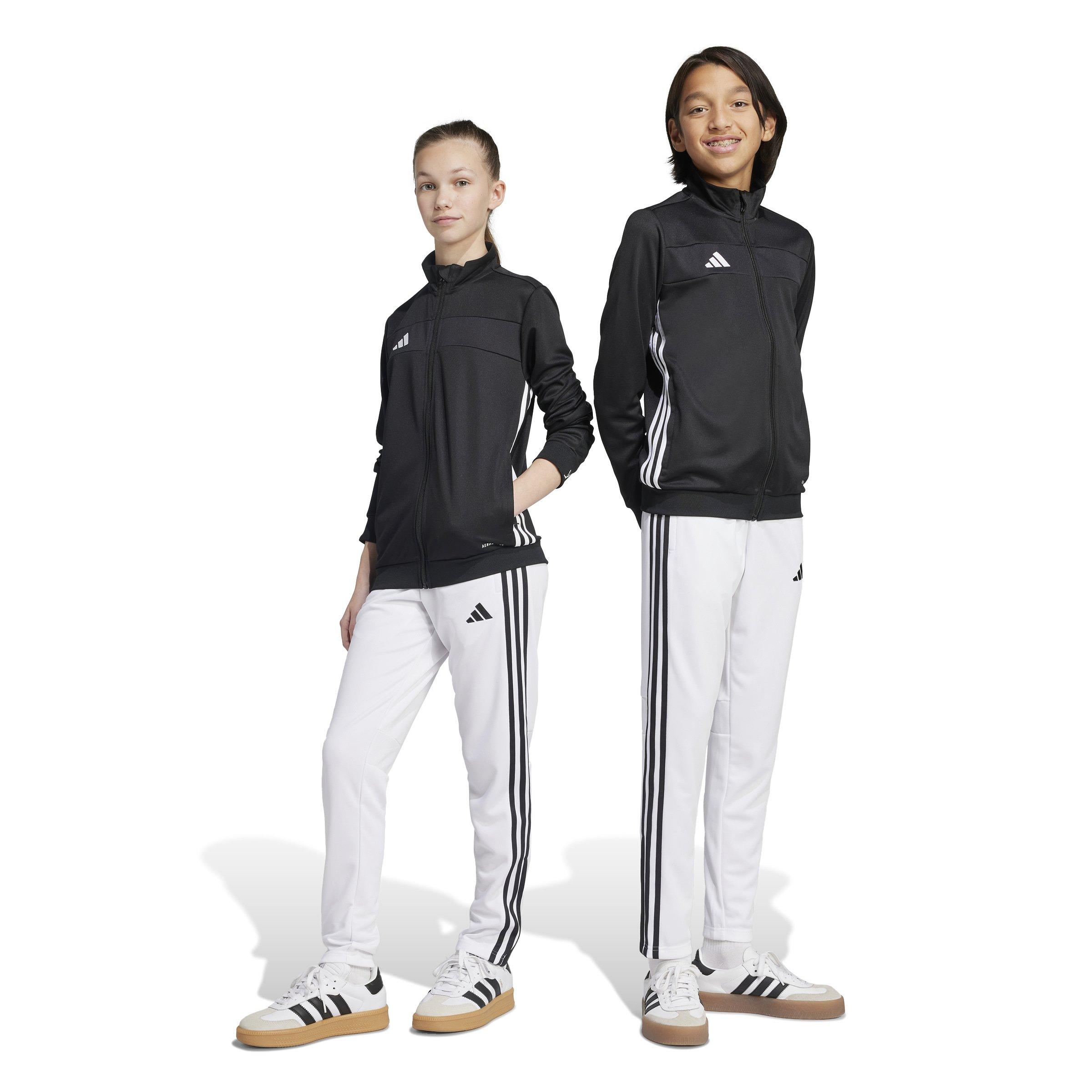 adidas Tiro 25 Essentials Training Tracksuit Big Kids' White Bottoms