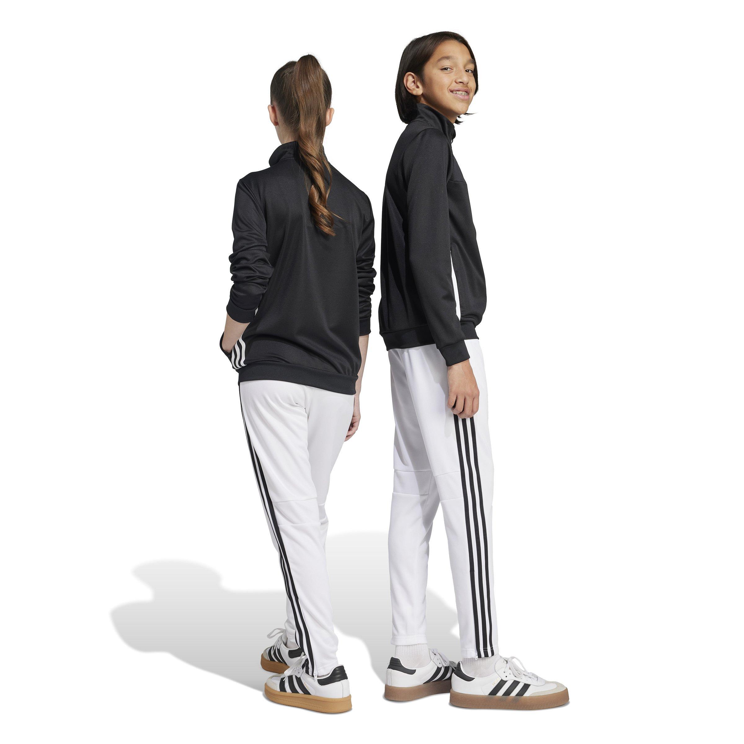 adidas Tiro 25 Essentials Training Tracksuit Big Kids' White Bottoms