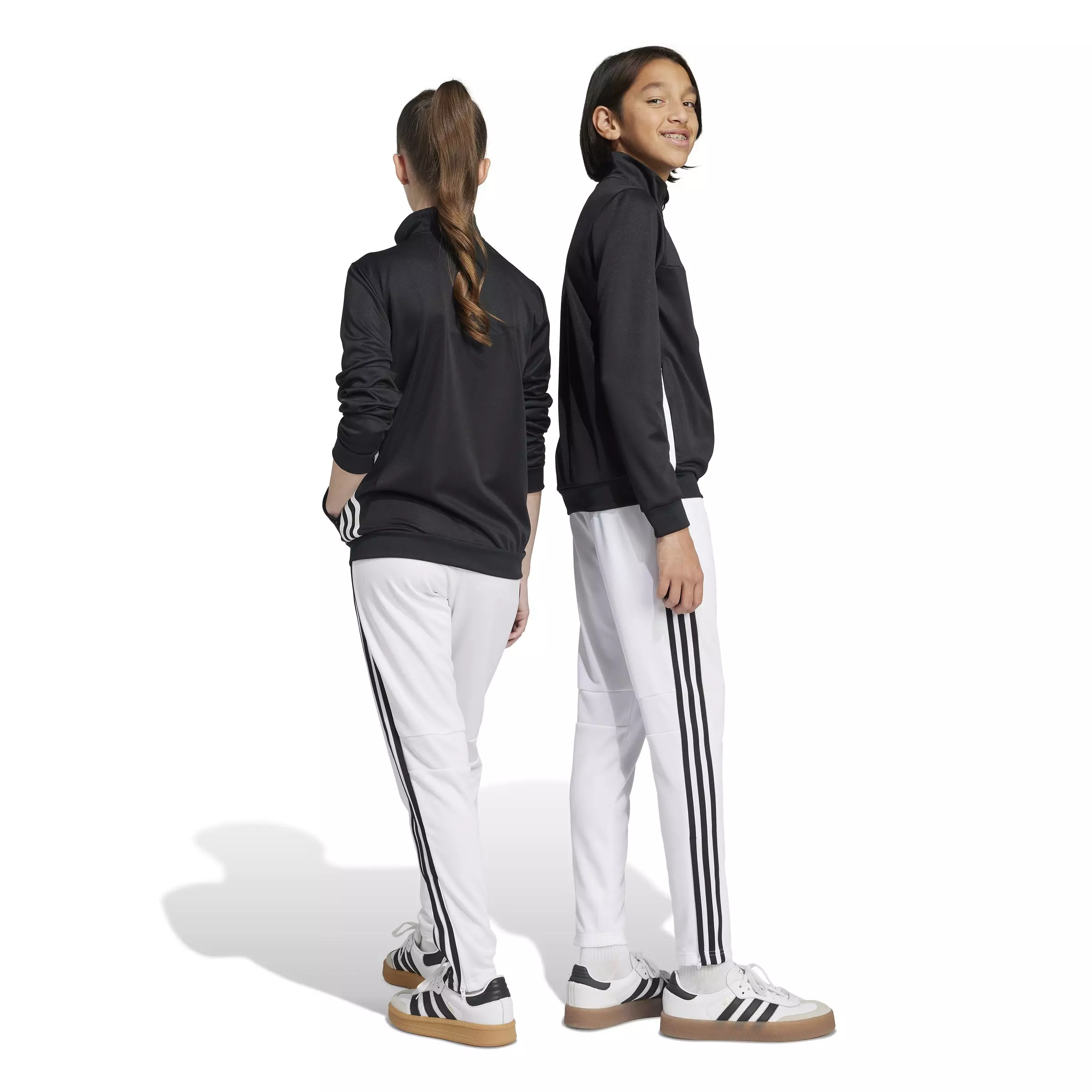 adidas Big Kids' Tiro 25 Essentials Training Tracksuit Bottoms - White - WHITE