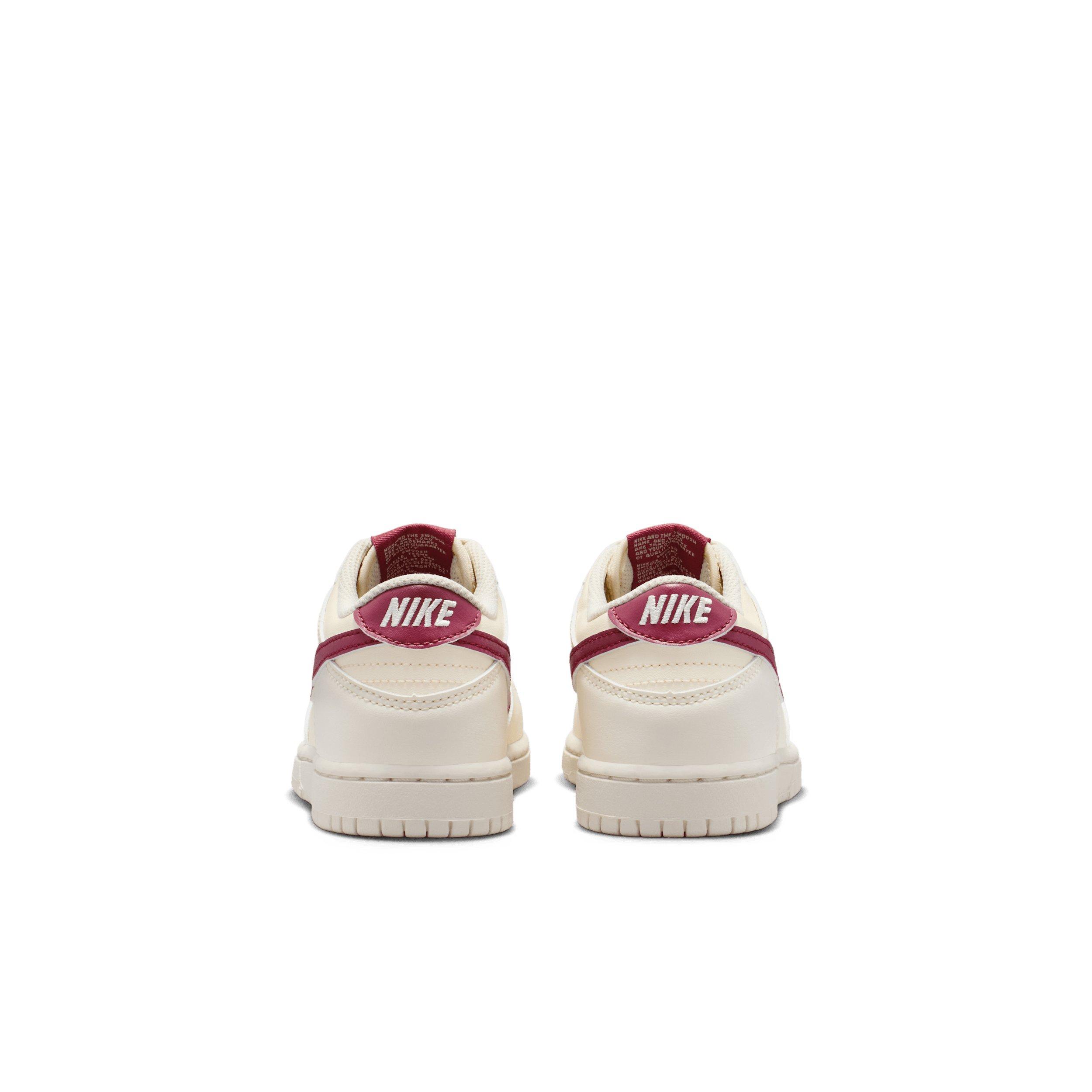 Nike Dunk Low "Soft Pearl/Pink Smoke" Preschool Girls' Shoe - PEARL/PINK Thumbnail View 5
