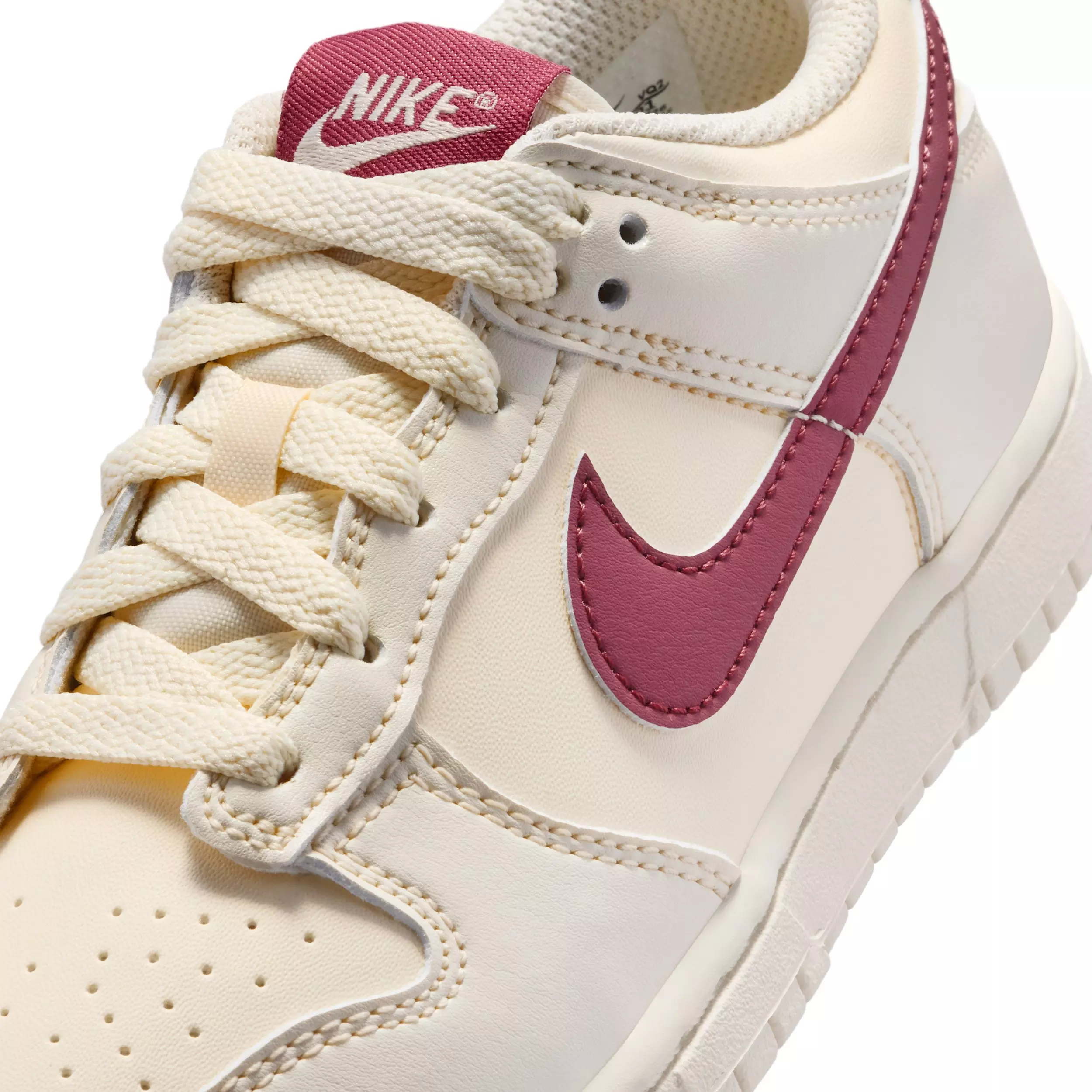 Nike Dunk Low "Soft Pearl/Pink Smoke" Preschool Girls' Shoe - PEARL/PINK