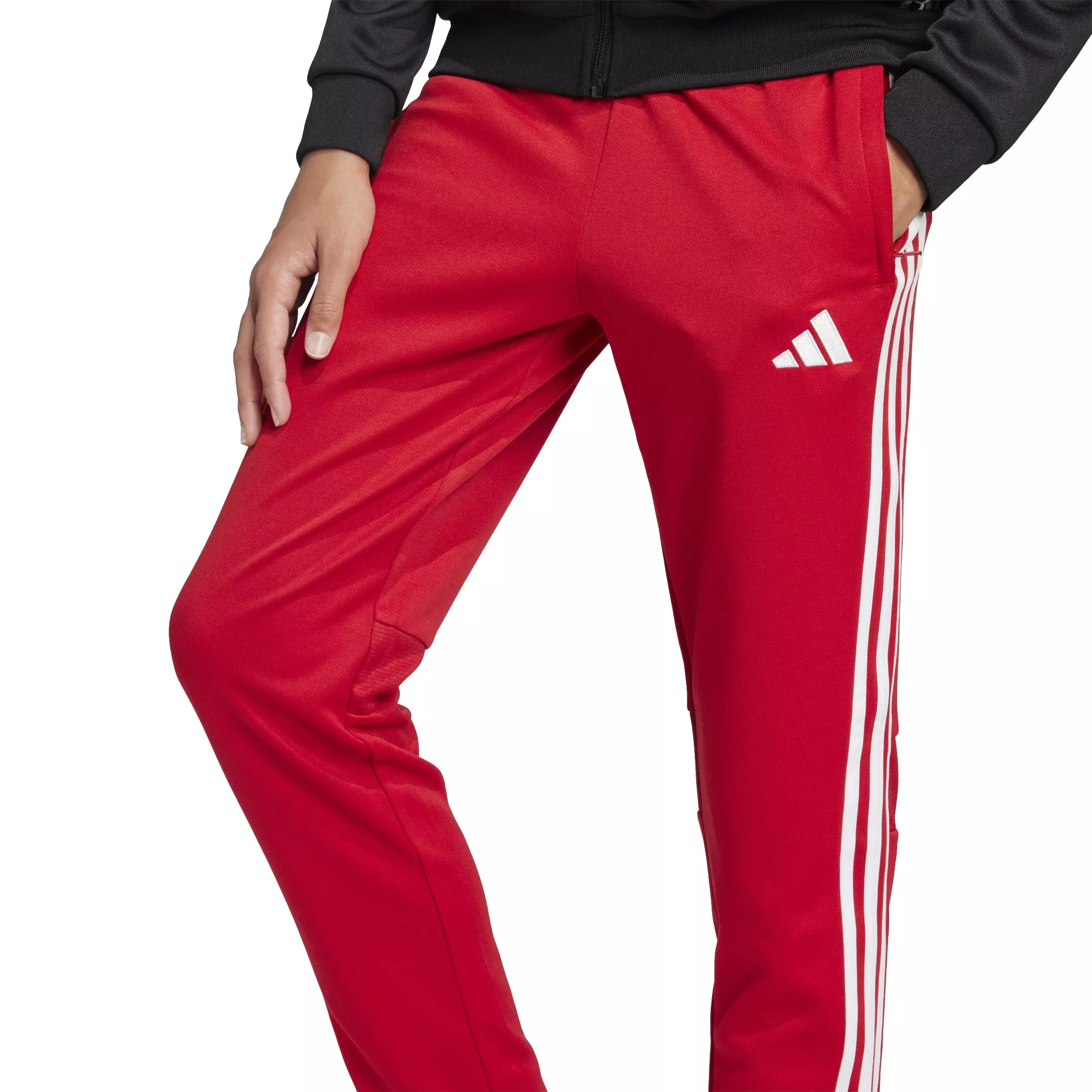 adidas Big Kids' Tiro 25 Essentials Training Tracksuit Bottoms - Red - RED
