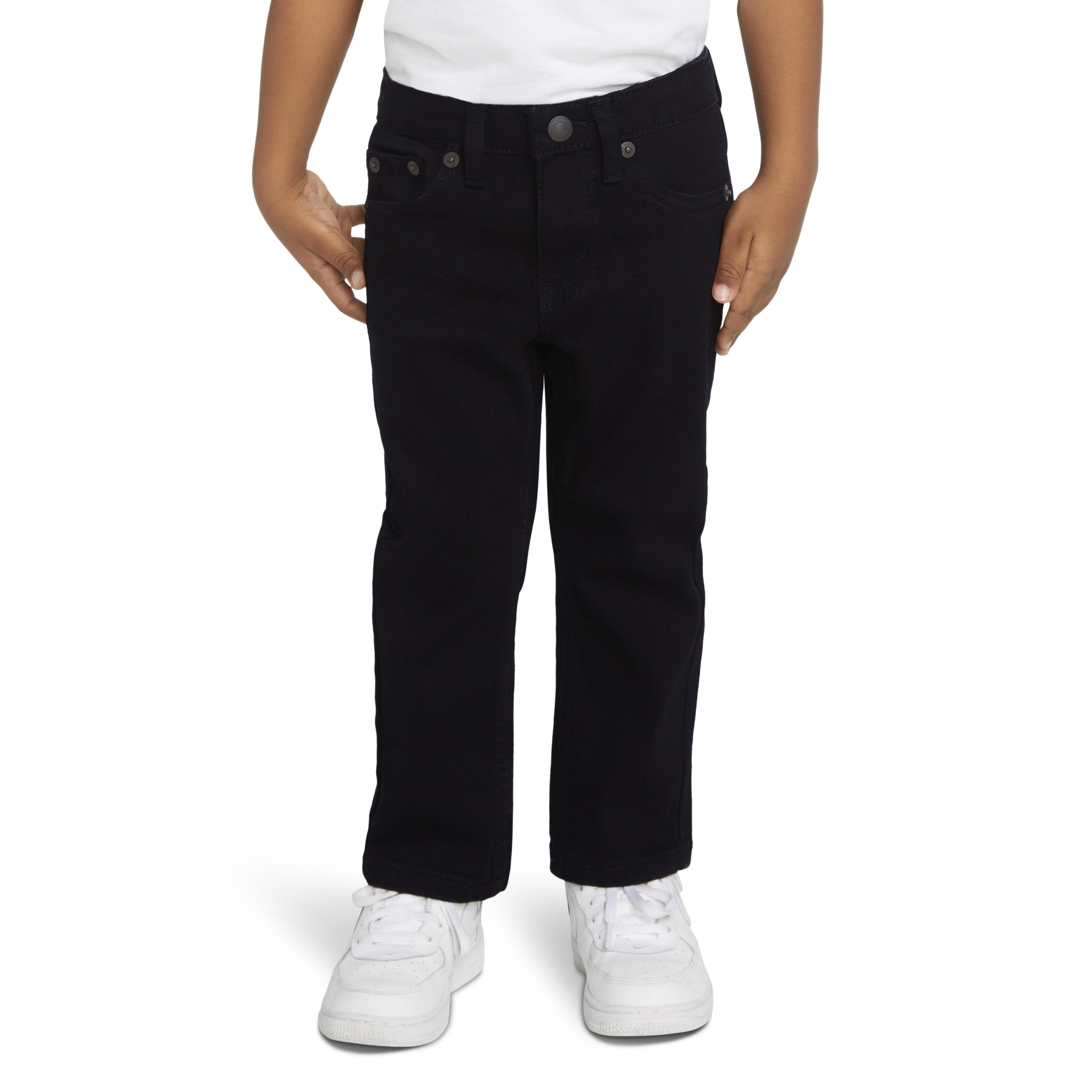 Levi's 511 Eco-Soft Performance Slim Fit Wash Toddler Boys' Black Denim Straight Jeans - Black - BLACK Thumbnail View 1