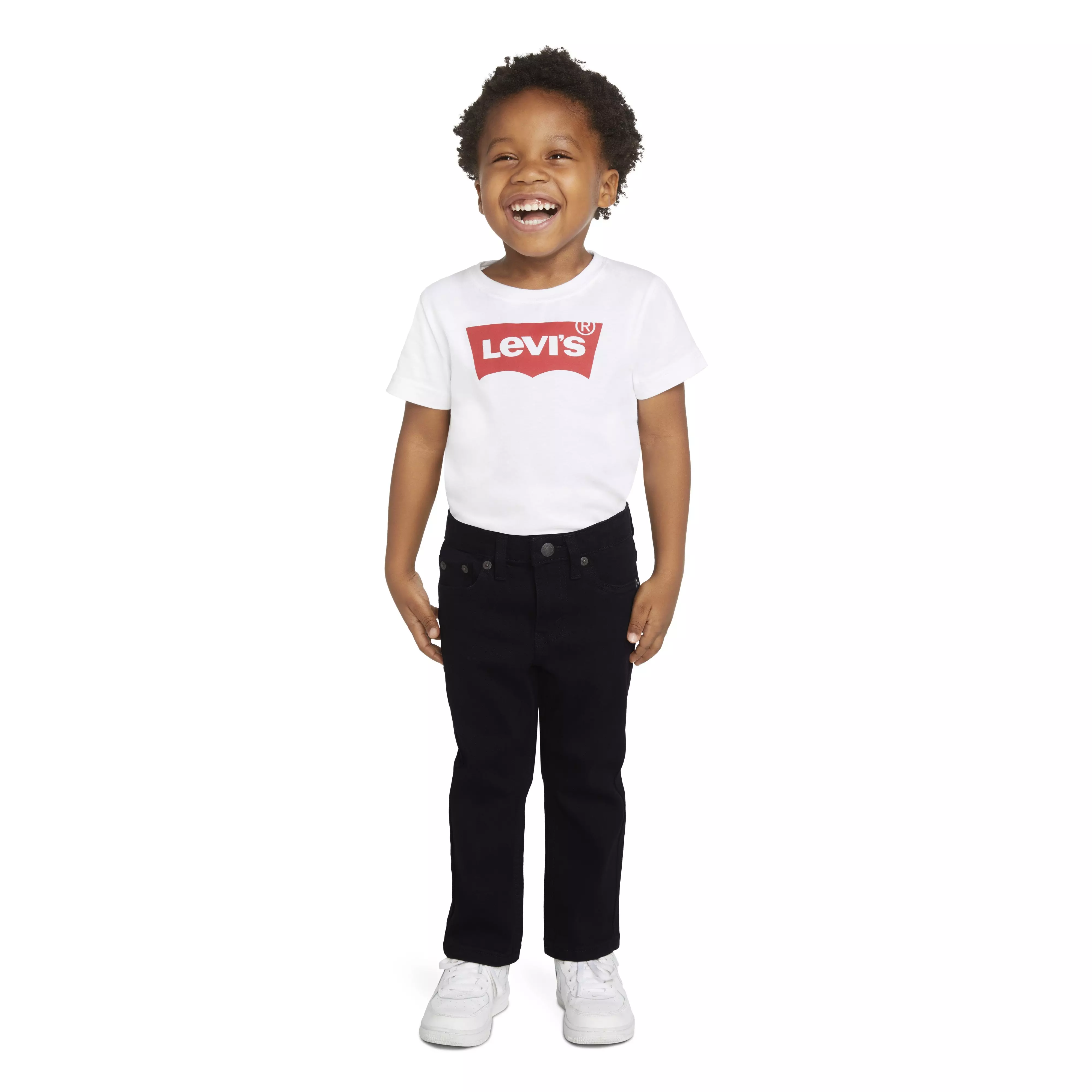Levi's 511 Eco-Soft Performance Slim Fit Wash Toddler Boys' Black Denim Straight Jeans - Black - BLACK