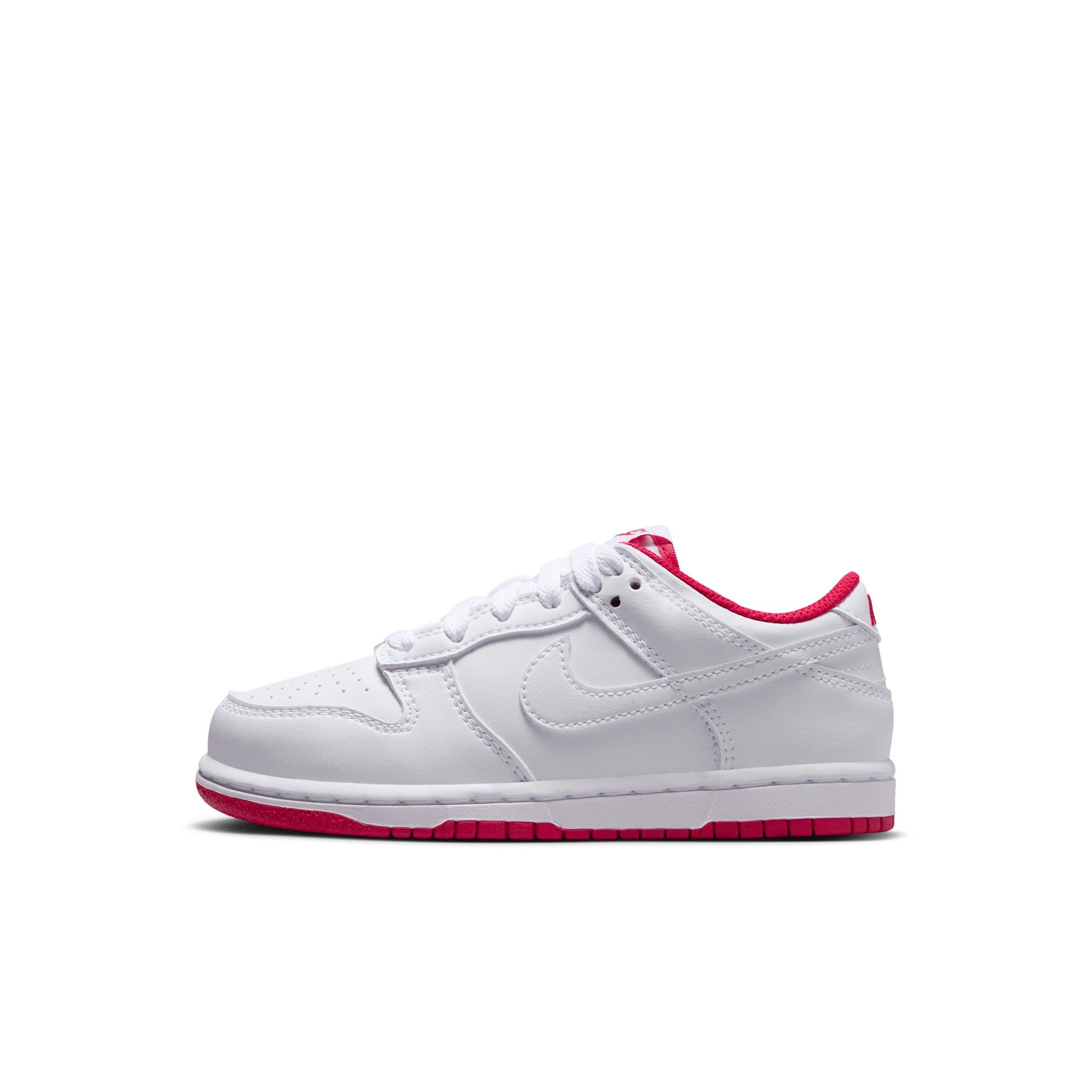 Nike Dunk Low Preschool Boys' "White/University Red/White" Shoe