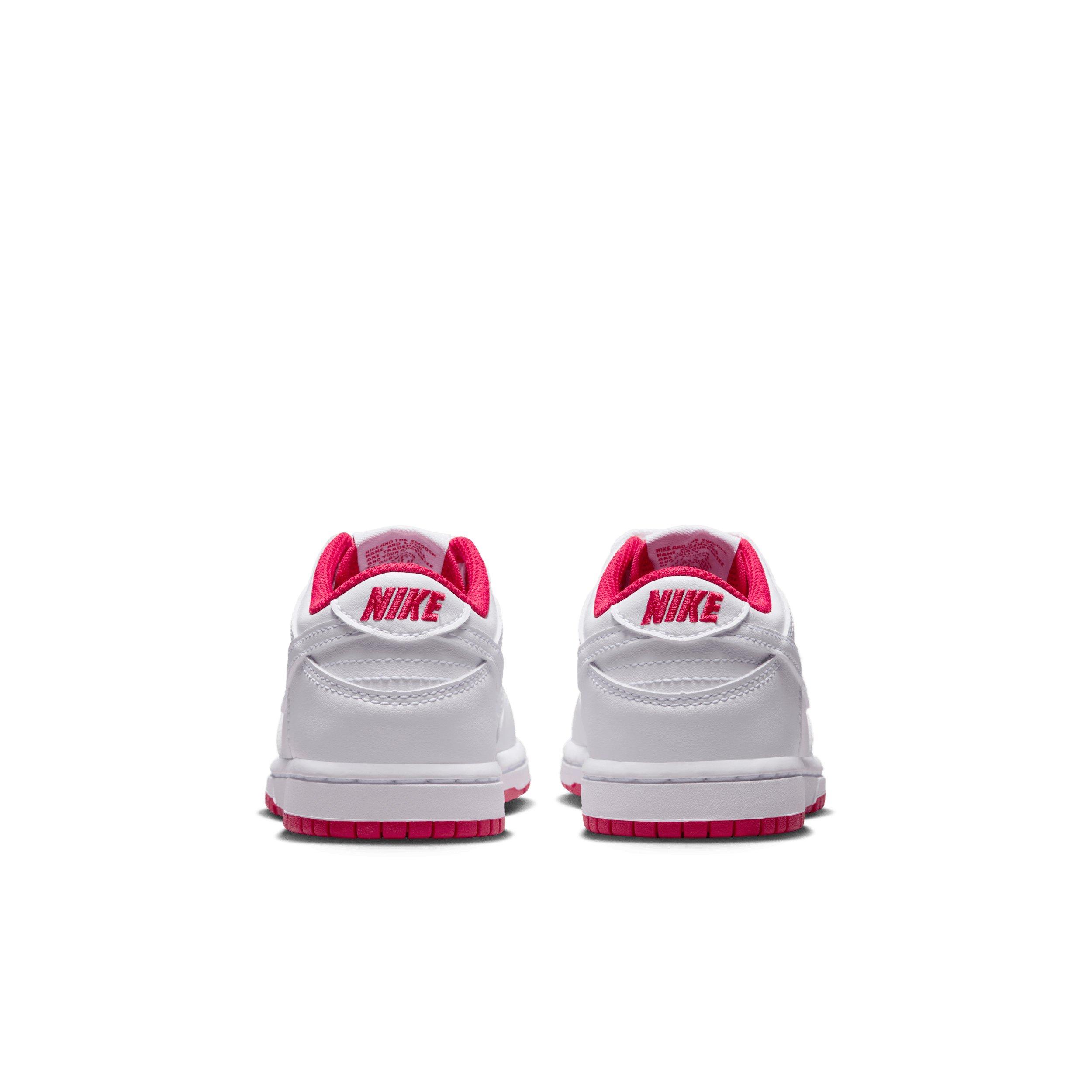 Nike Dunk Low Preschool Boys' "White/University Red/White" Shoe