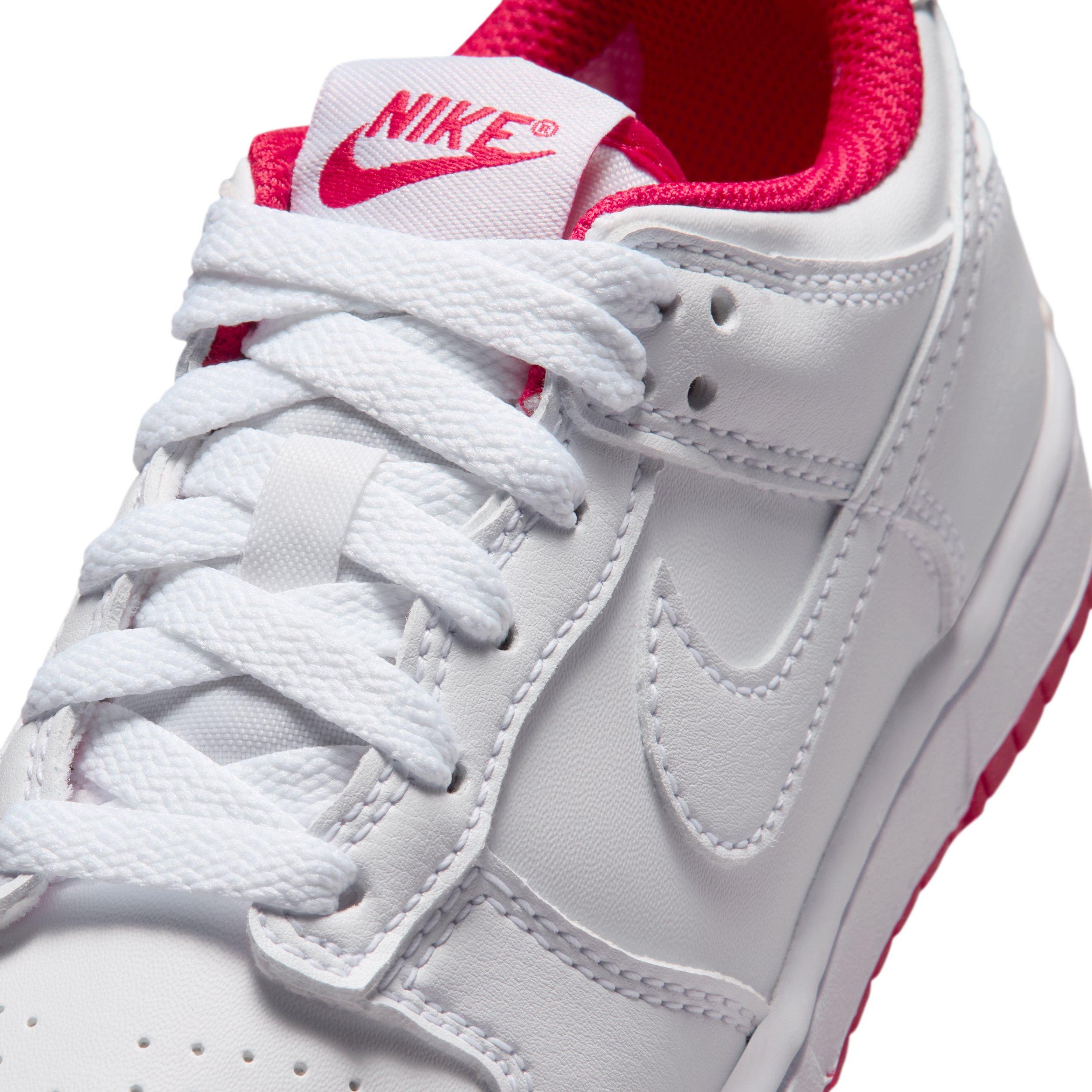 Nike Dunk Low Preschool Boys' "White/University Red/White" Shoe